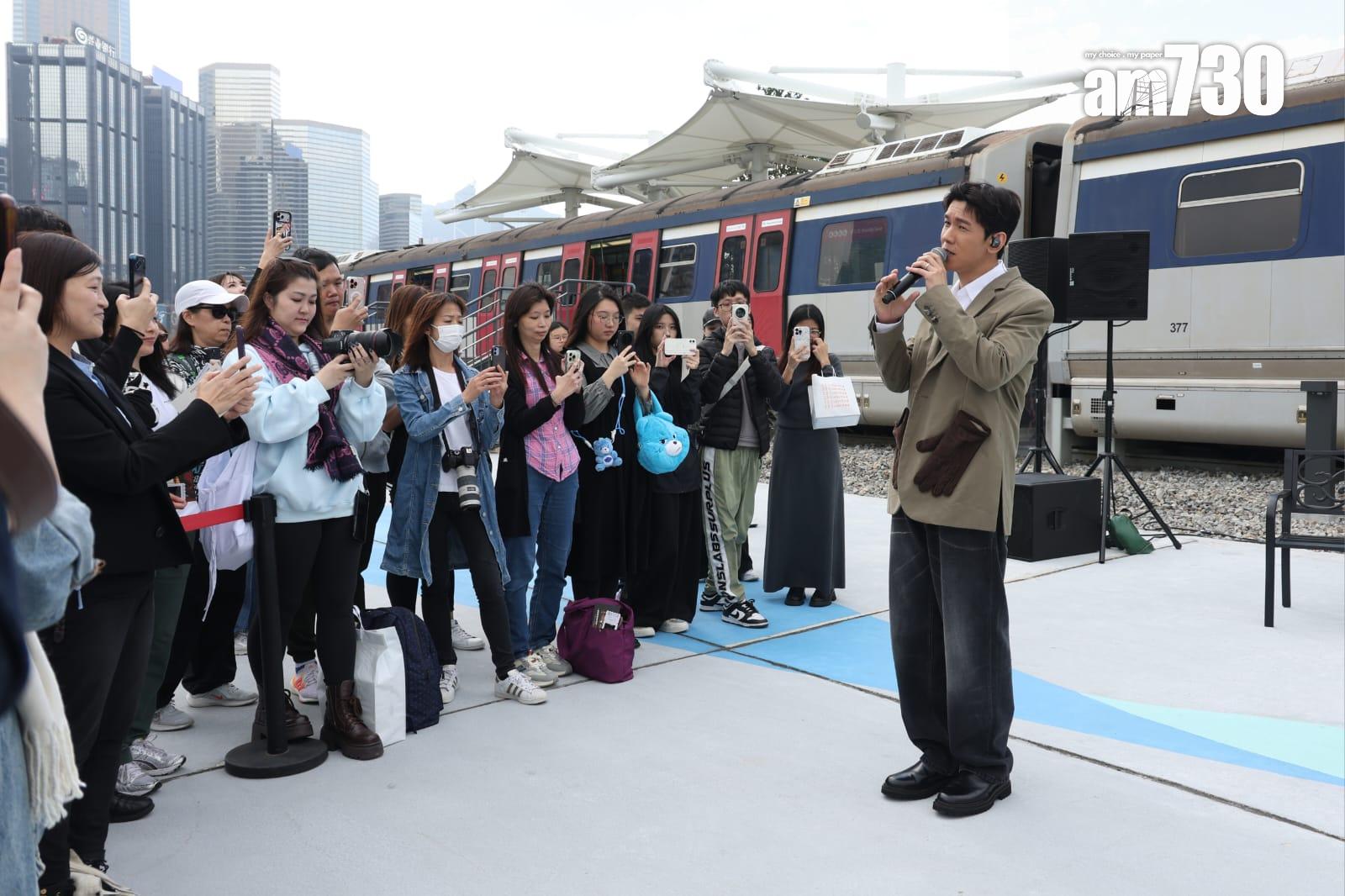 Phil 今日(18日)出席新專輯發布會。(周令知攝)