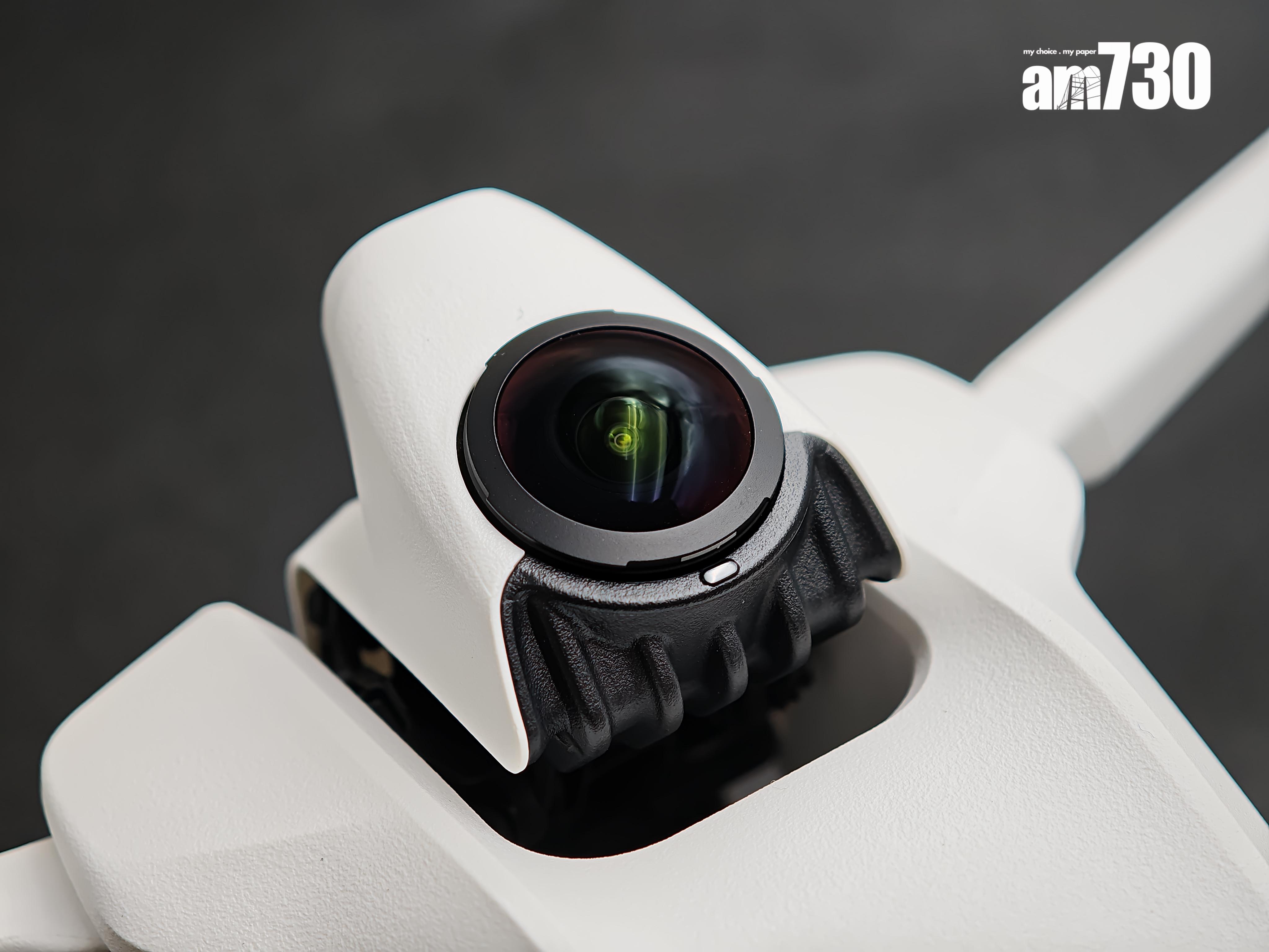 Antigravity A1的全景攝影鏡頭位於機身上下方。