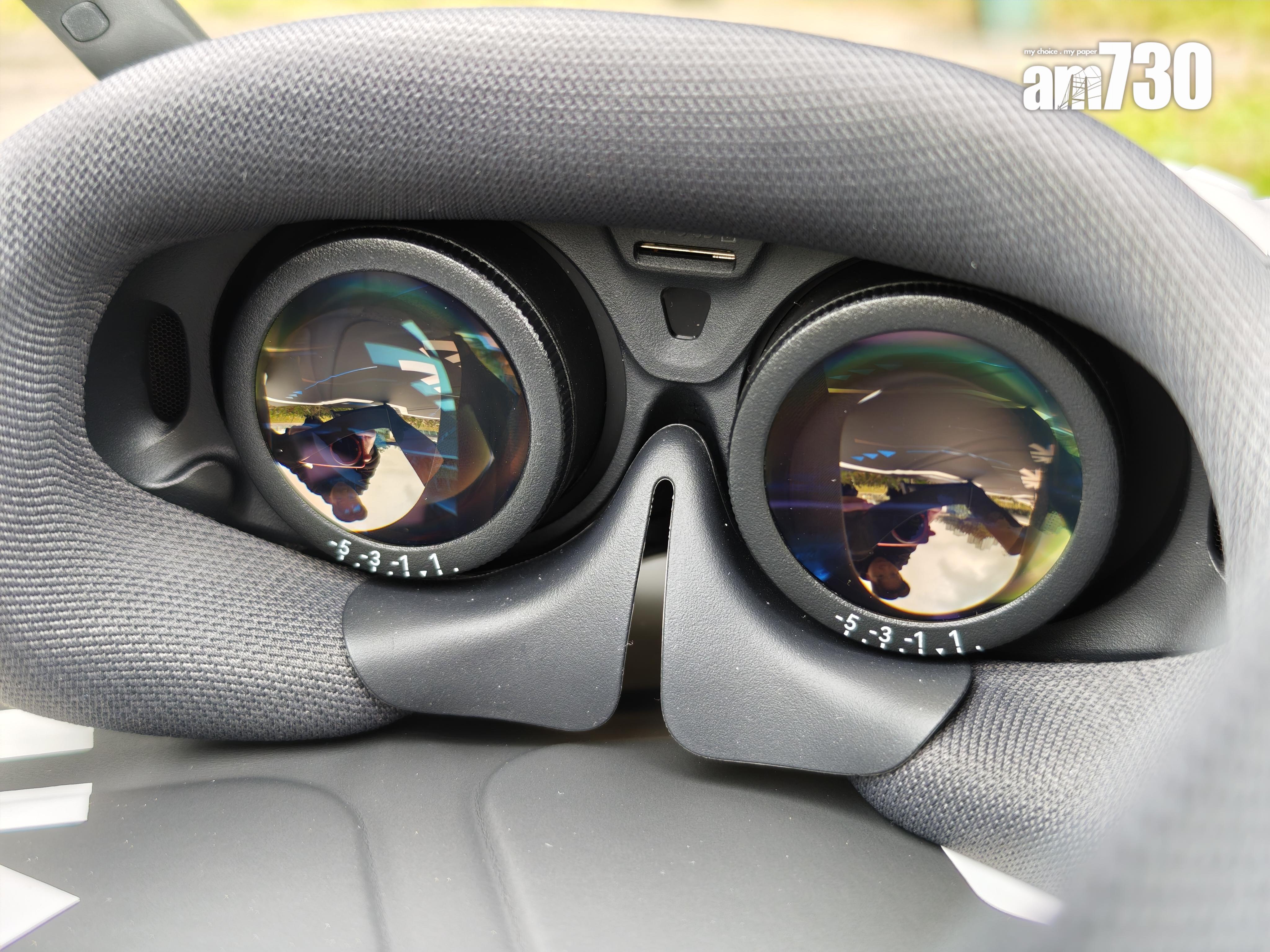 Antigravity A1護目鏡內部可以換上有近視度數的鏡片。