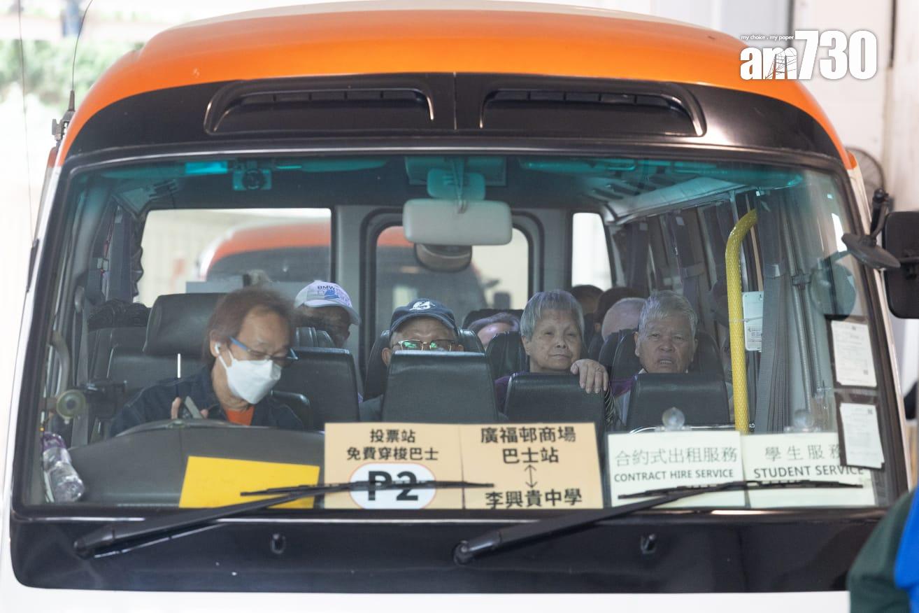 立法會選舉大埔區投票站情況(蘇文傑攝)