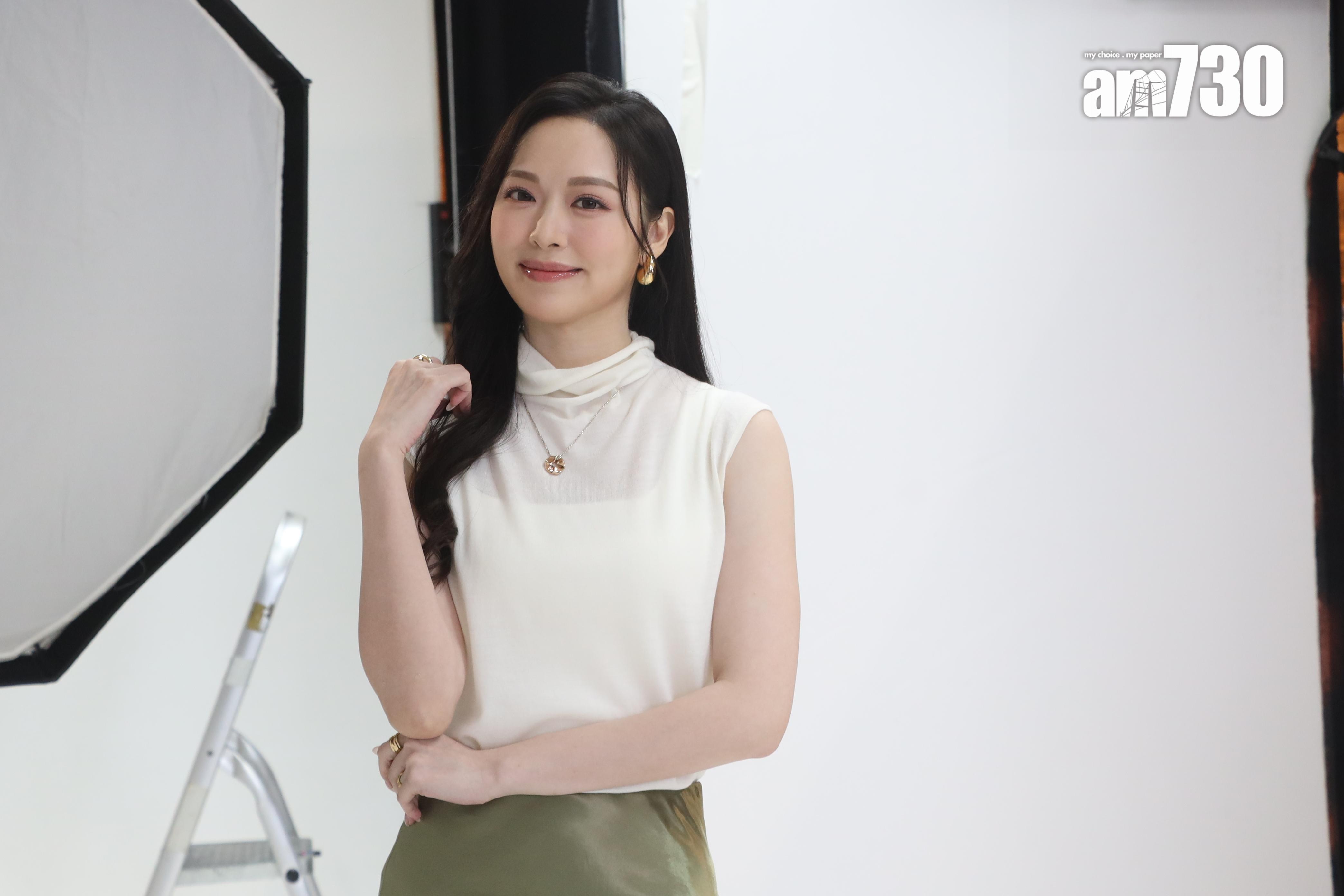 馮盈盈澄清與TVB尚有幾年合約。 (娛樂組攝)