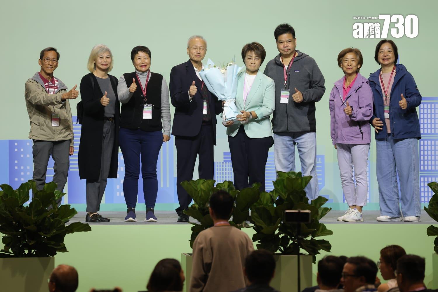 方國珊六度參選,晉身議會兼成直選票后(林俊源攝)
