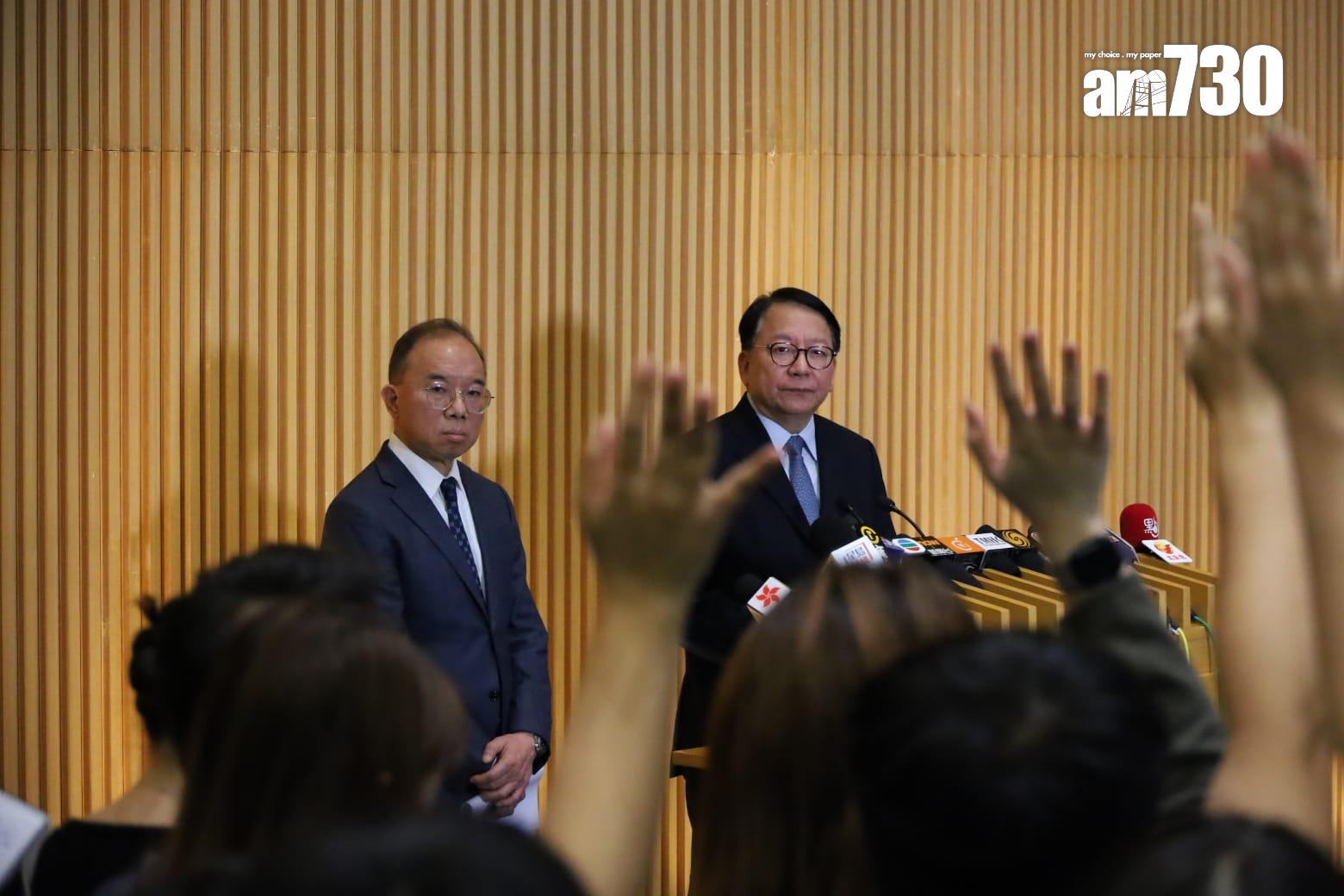 政府宣布如期舉行立法會選舉(鍾式明攝)