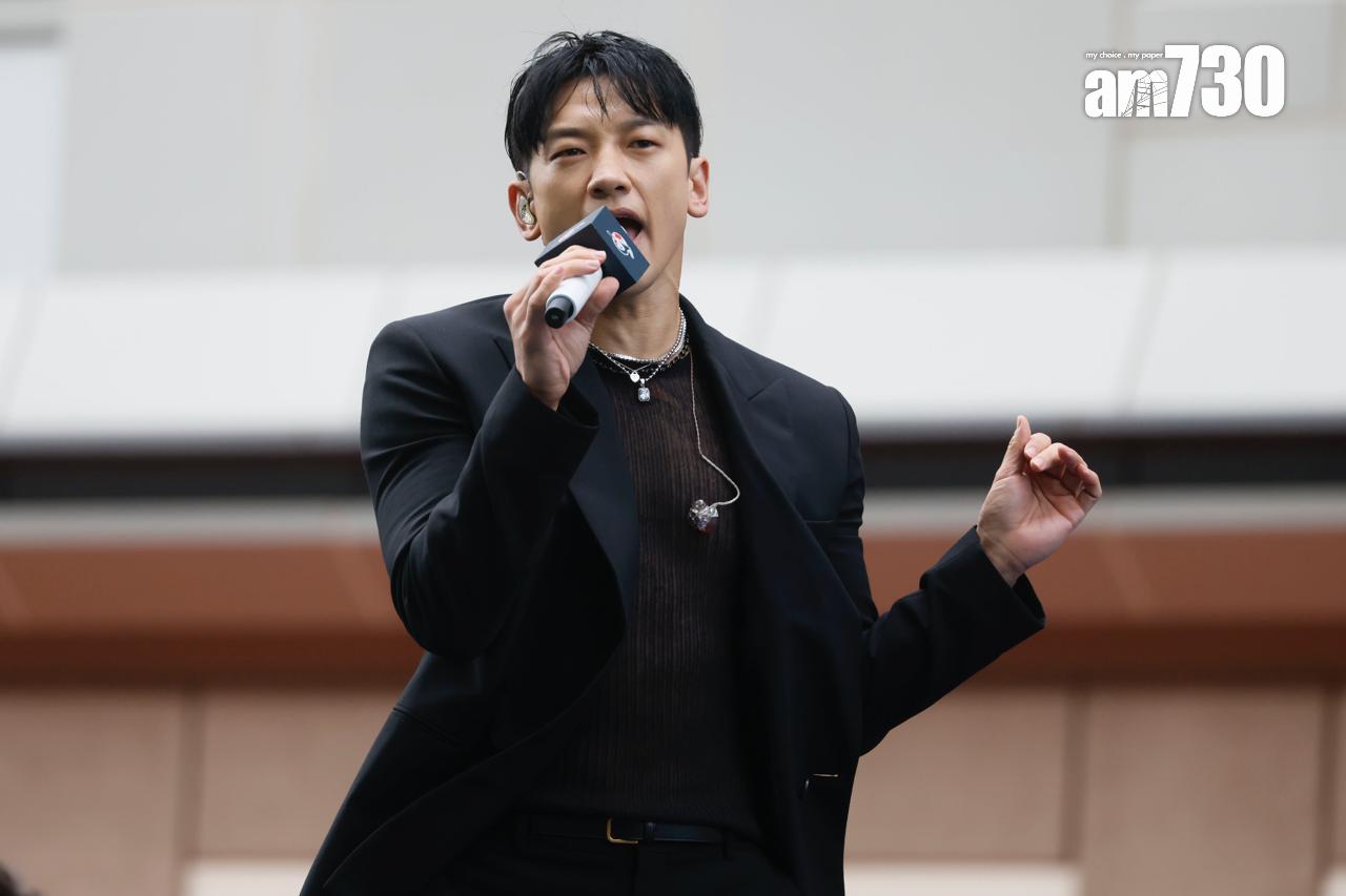 Rain現身馬場跳唱多首經典快歌。(娛樂組攝)