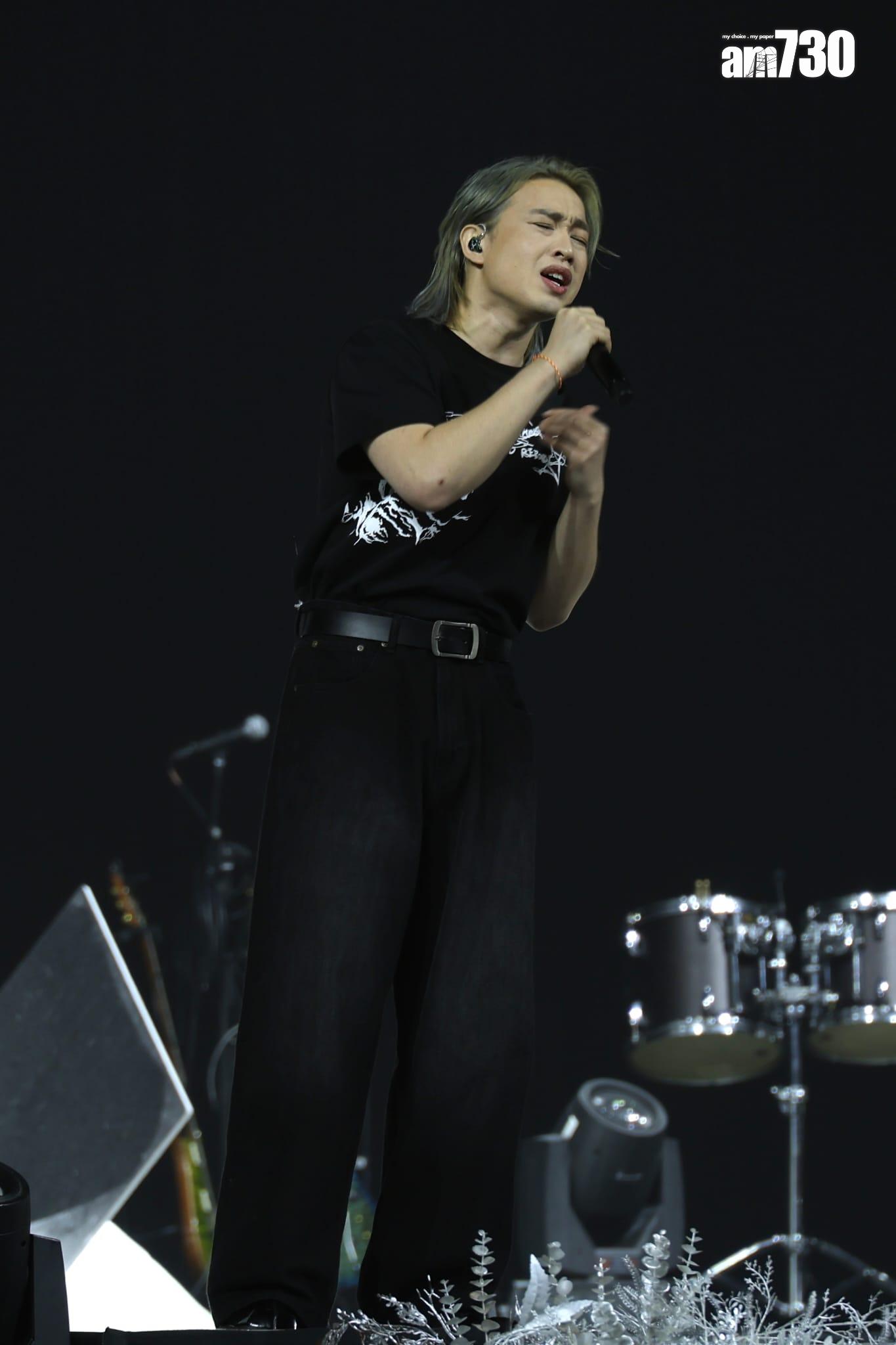 柳應廷Jer唱出《呼吸之間》,盼觀眾在沉重時刻找到屬於自己的呼吸時間。(娛樂組攝)