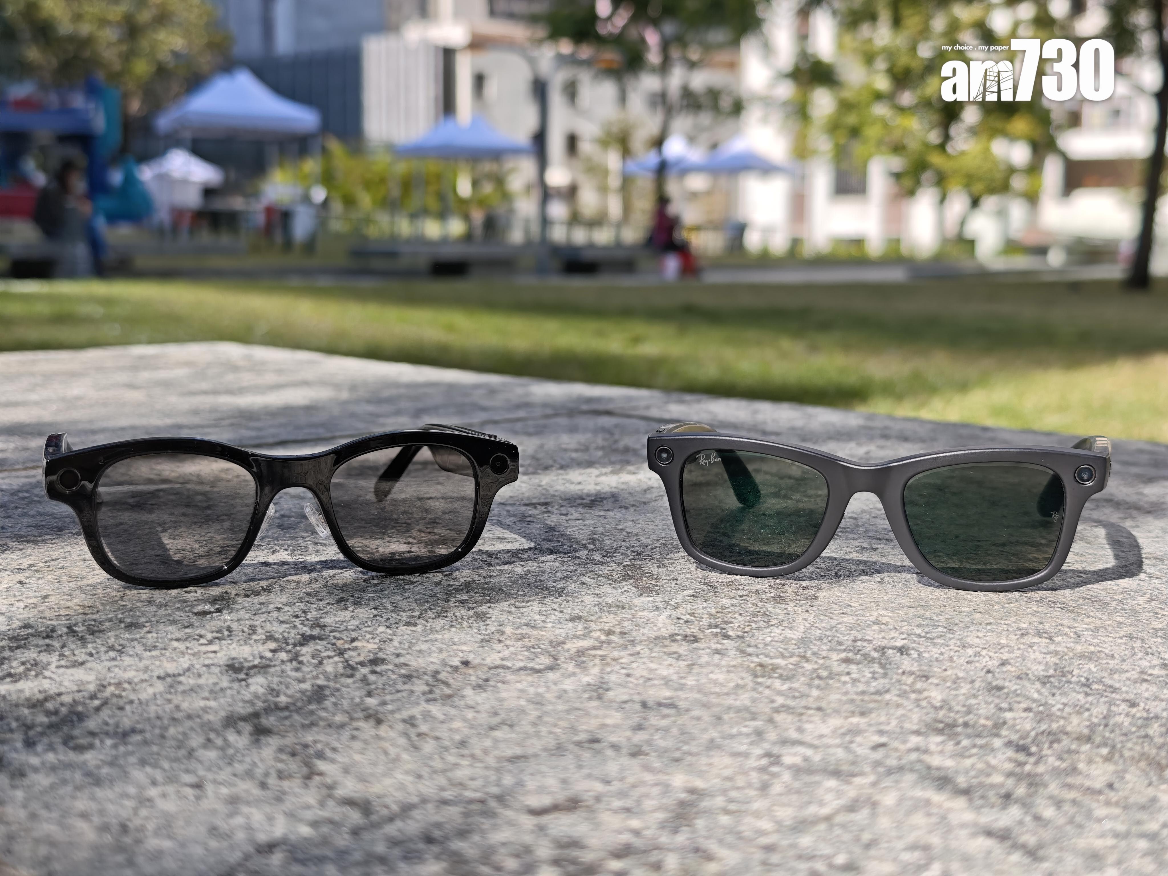 HTC Vive Eagle(左)及Ray-Ban Meta(右)。