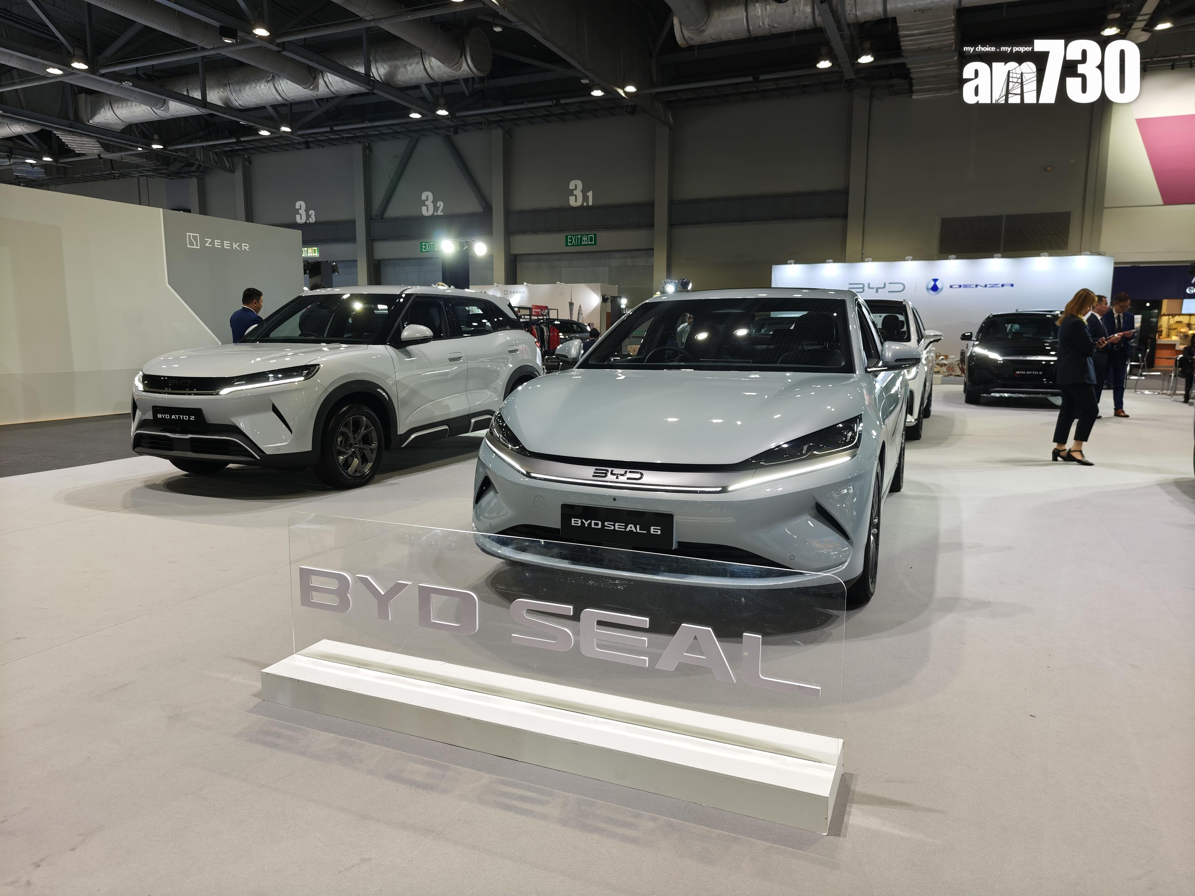 比亞迪帶來早前於活動中已現身的BYD Seal 6新車。