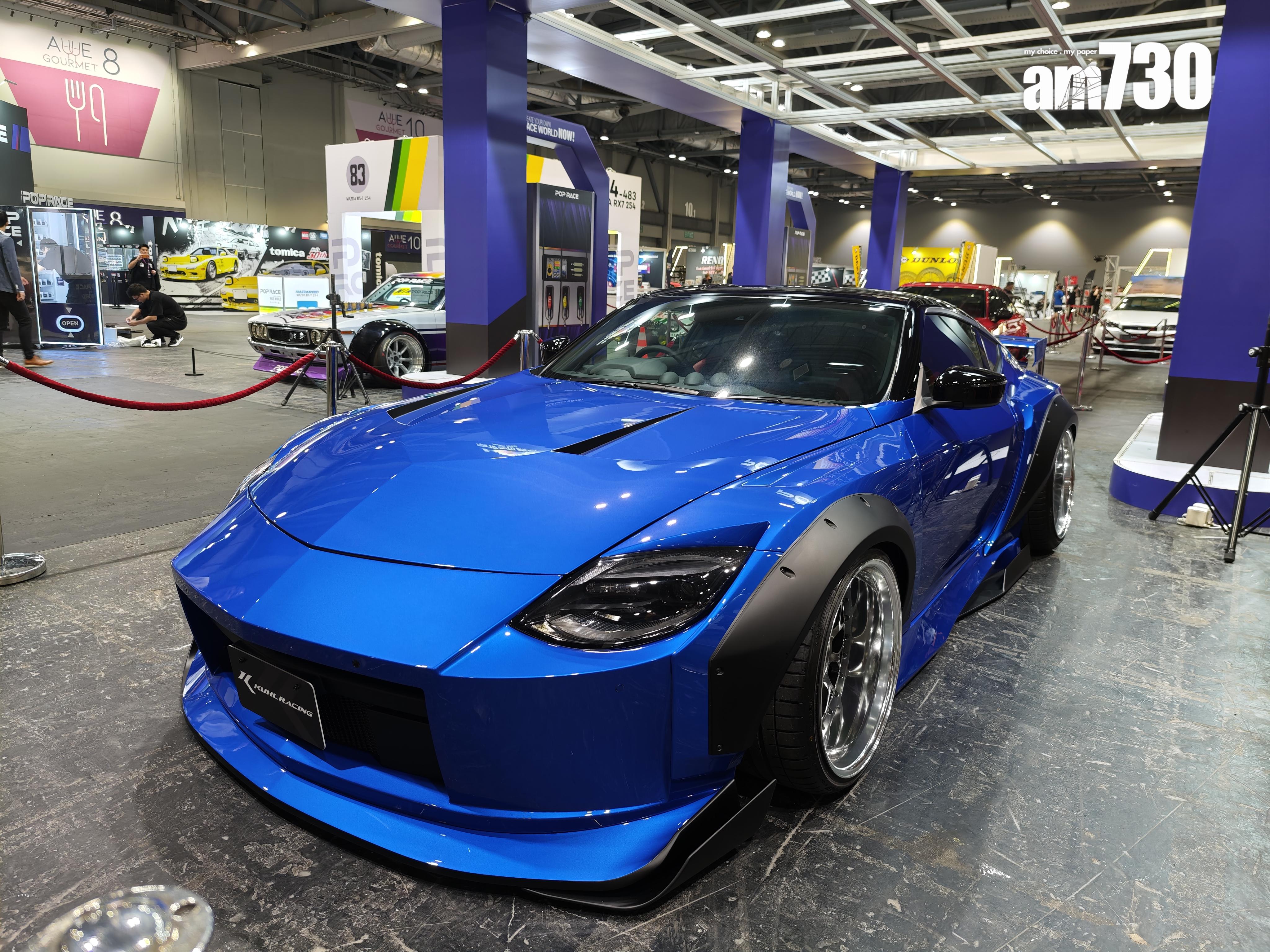 專為今次展覽而設的藍色KUHL Racing 34ZR-GTWR SPEC-D。