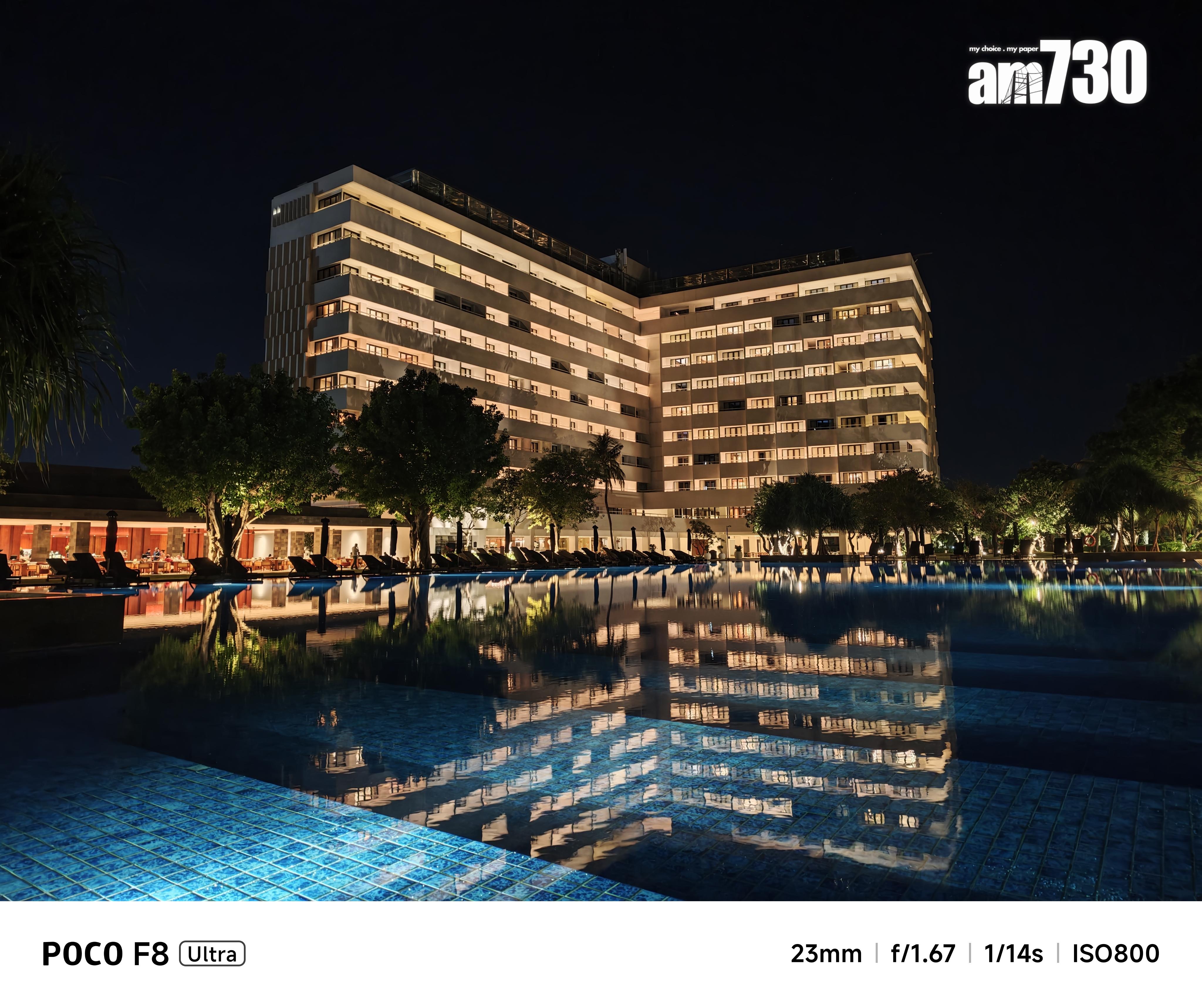 POCO F8 Ultra夜景試相。