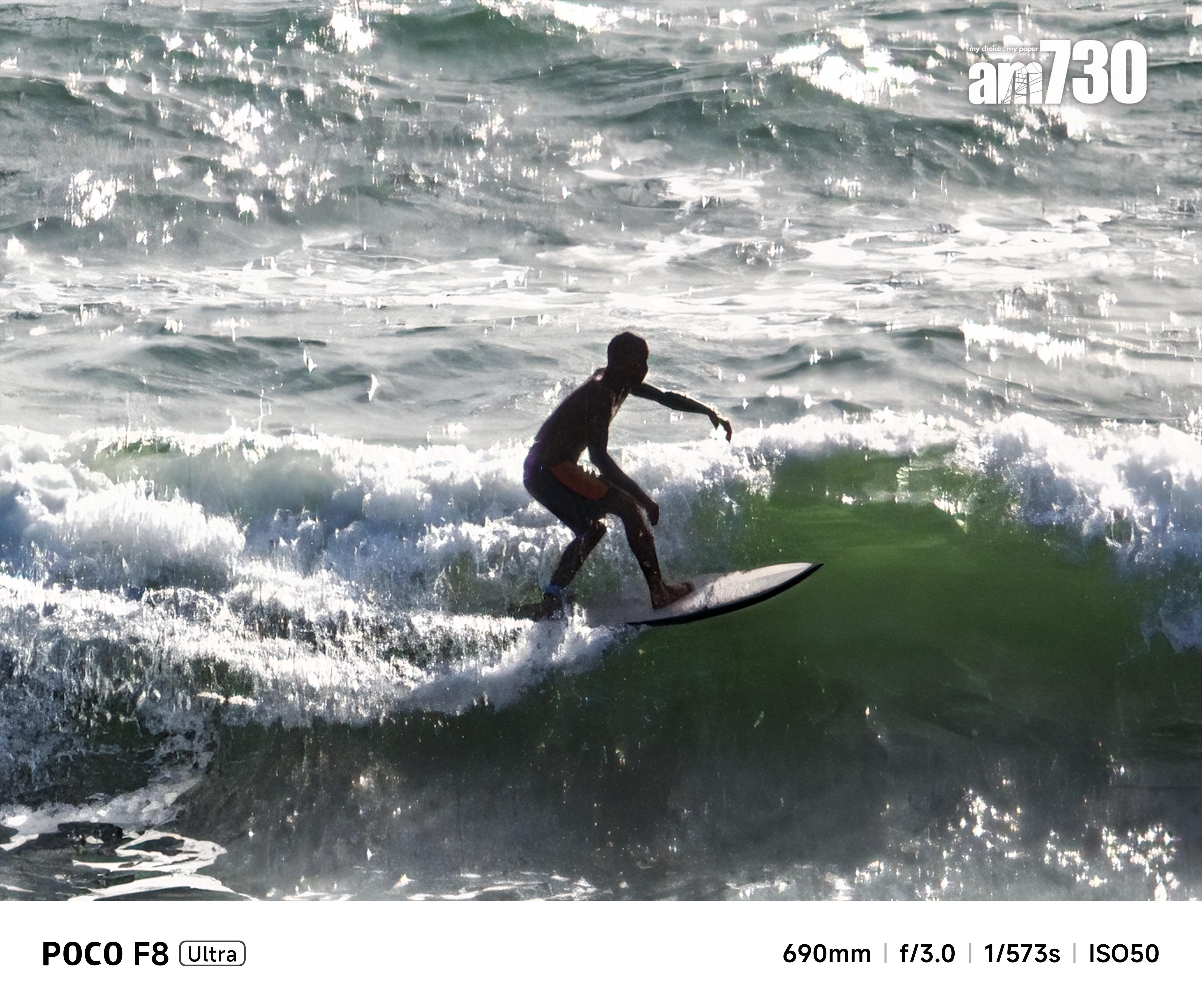 POCO F8 Ultra長焦運動抓拍。