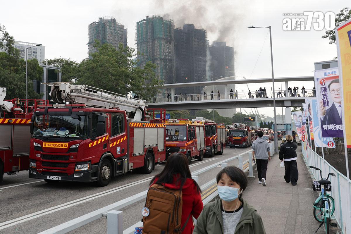 大埔宏福苑五級火釀成多人死傷。(資料圖片/吳康琦攝)