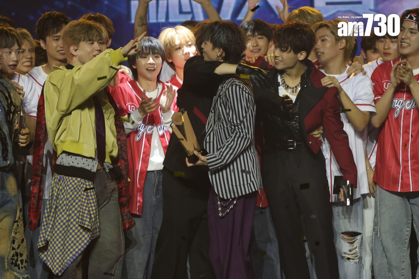 《全民造星VI》的冠亞季分別是Telle、Ian Hannz、Jacky Fan。 (周令知攝)