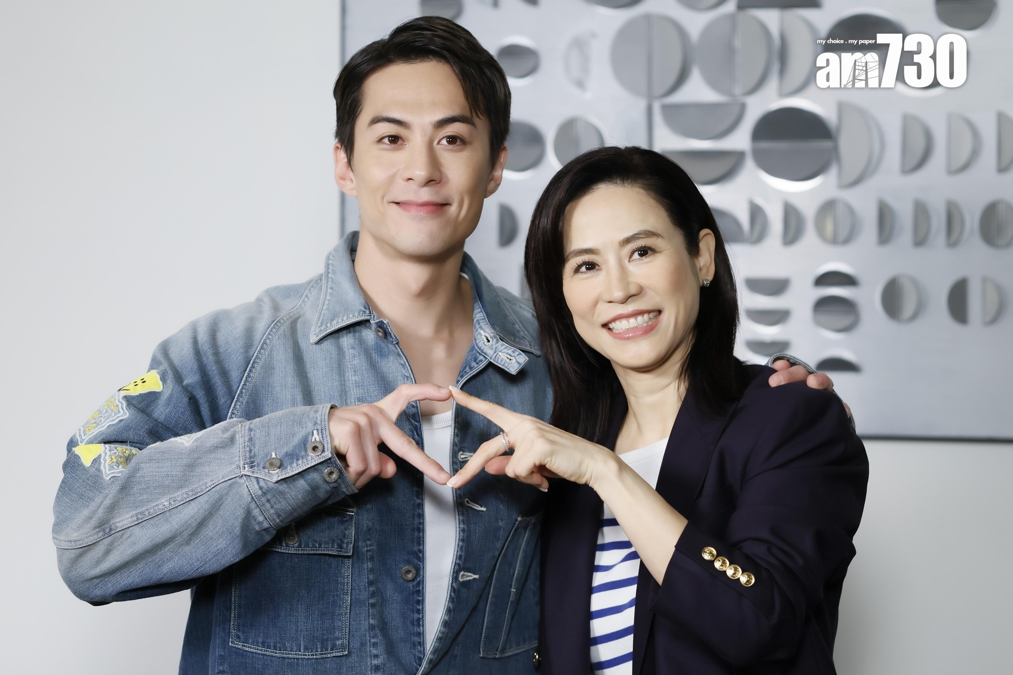 宣萱和朱鑑然在電影版《尋秦記》首次合作,演一對母子。(蘇文傑攝)