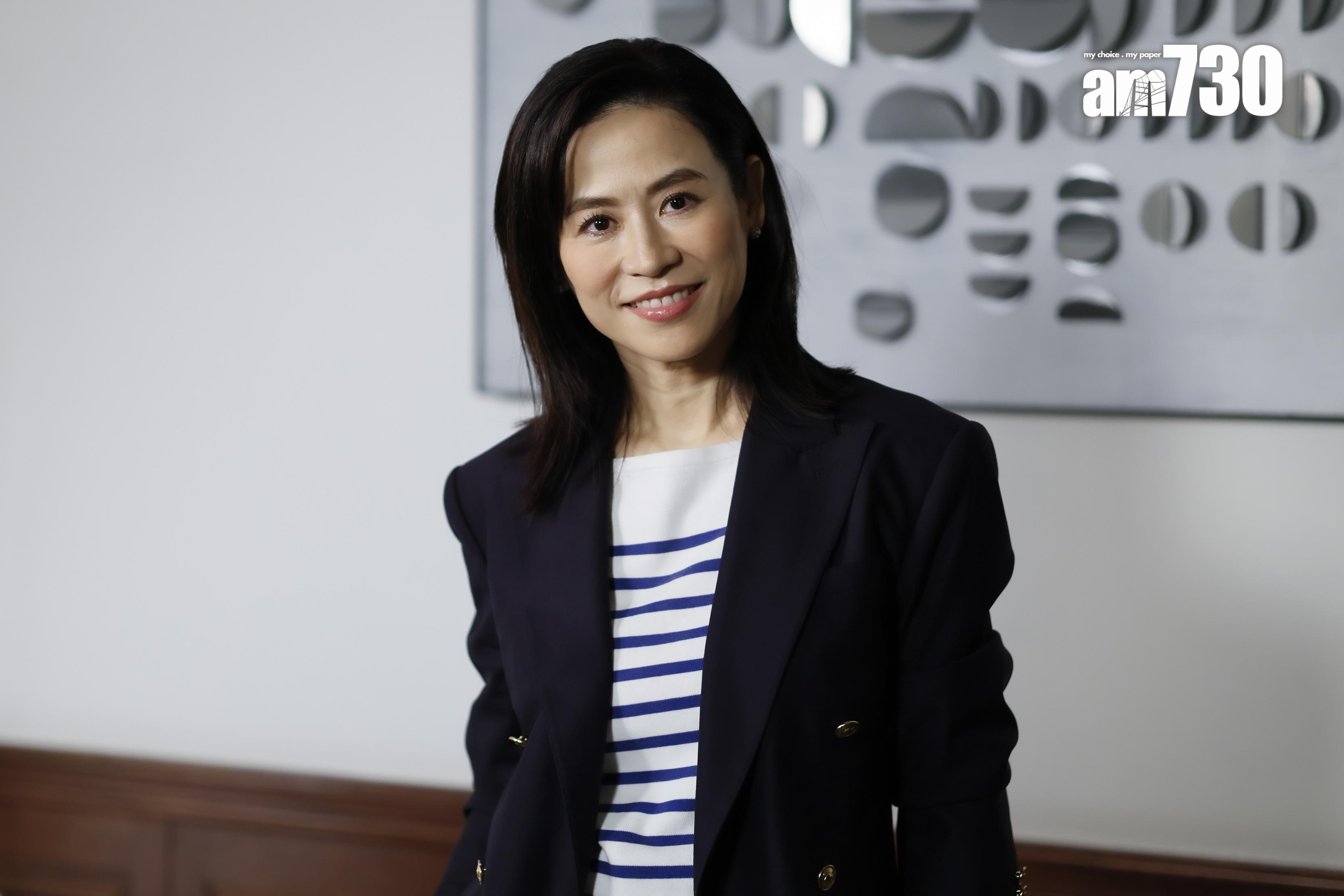 宣萱相隔20年與原班劇集演員在電影版《尋秦記》再合作,百感交集。(蘇文傑攝)