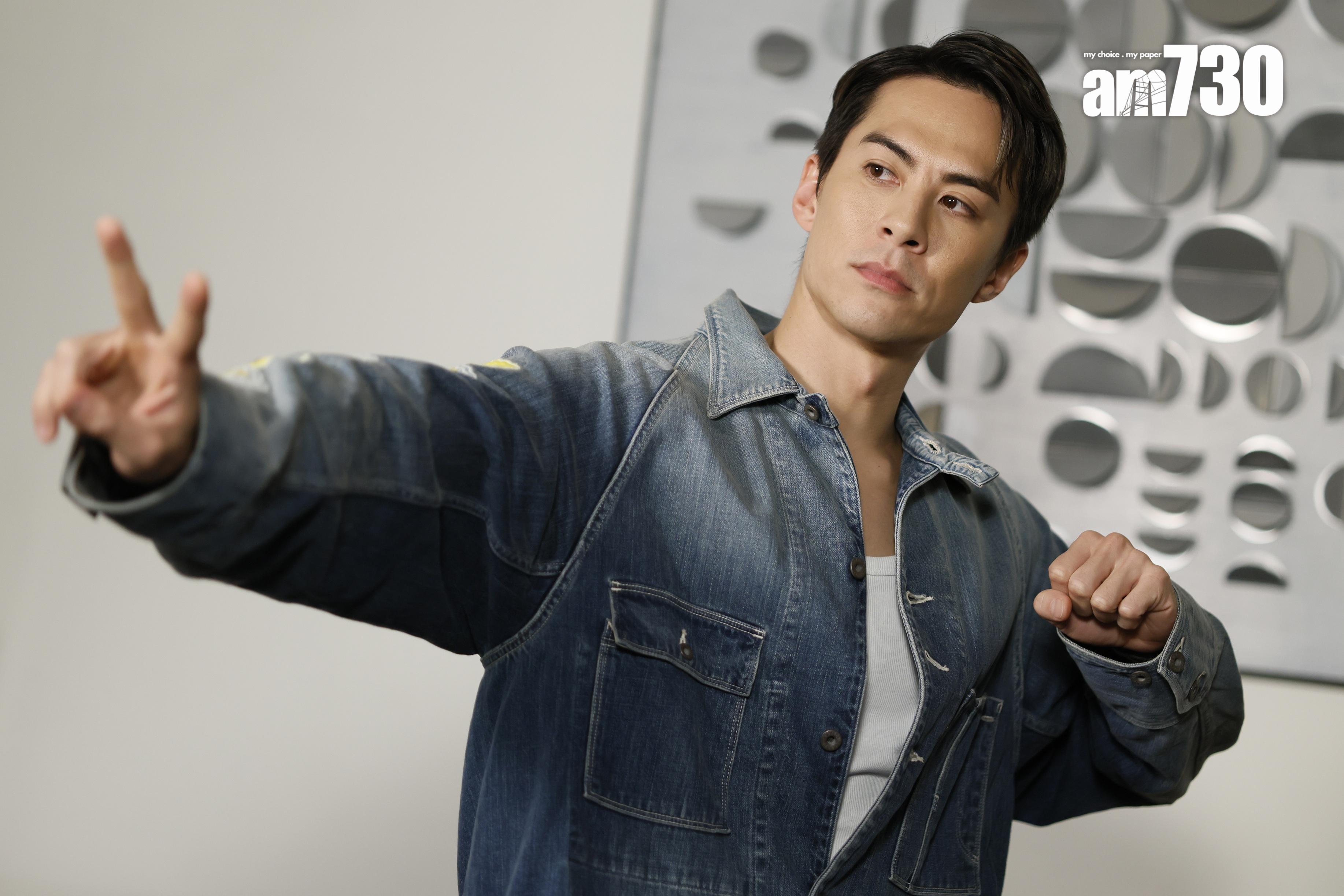 朱鑑然坦言,拍電影版《尋秦記》時被古老闆的氣場嚇親。(蘇文傑攝)