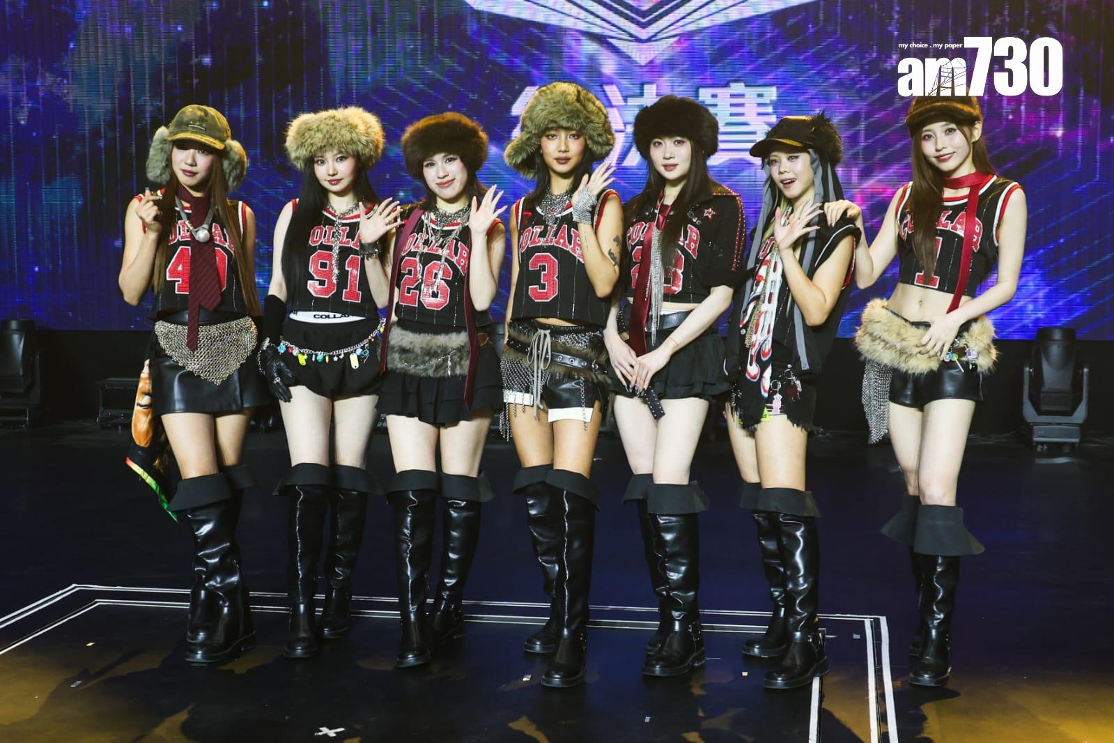 COLLAR以師姐身份擔任《全民造星VI》表演嘉賓。(周令知攝)