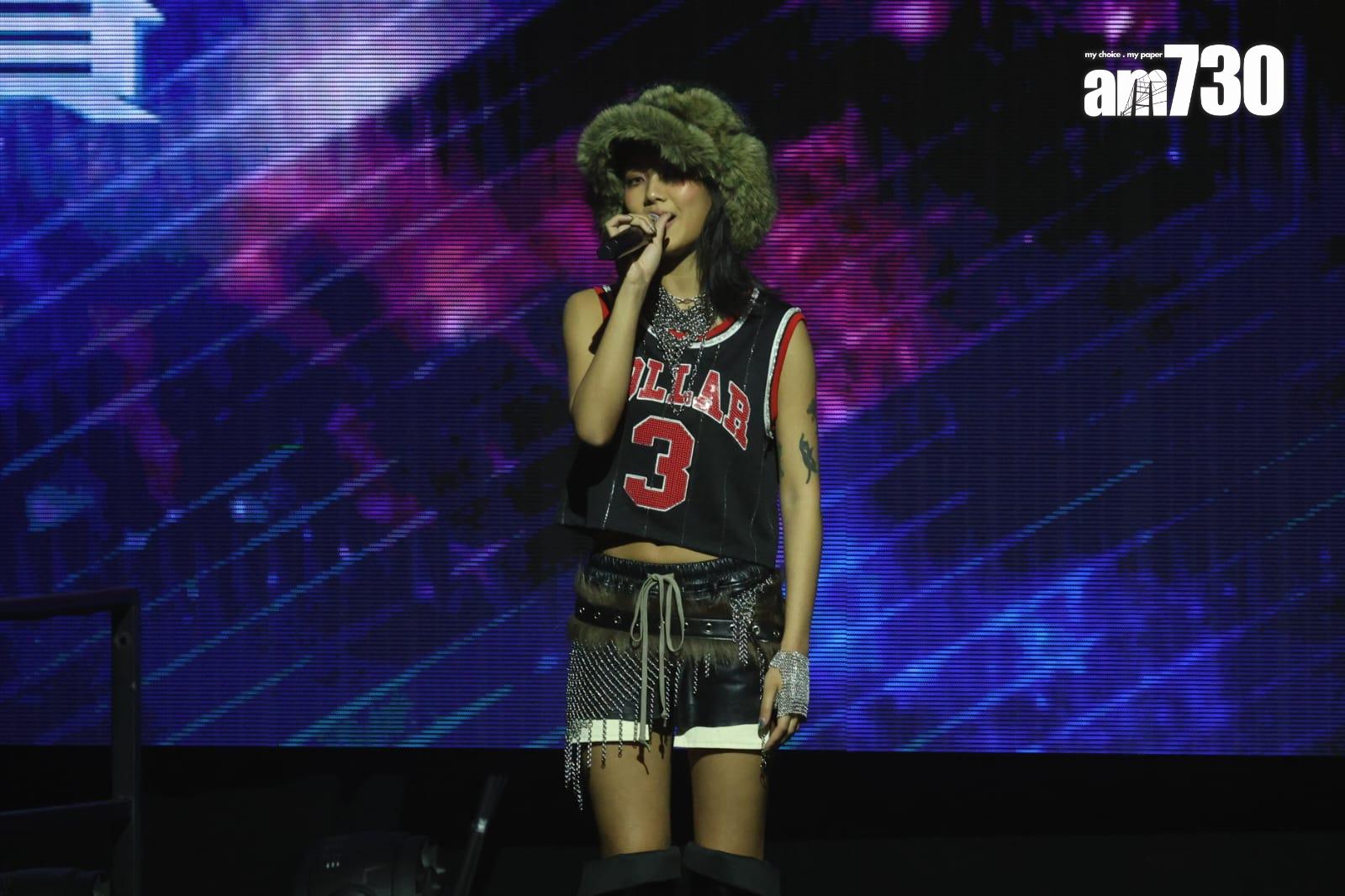 Marf以《全民造星IV》冠軍身份,分享感言。(周令知攝)