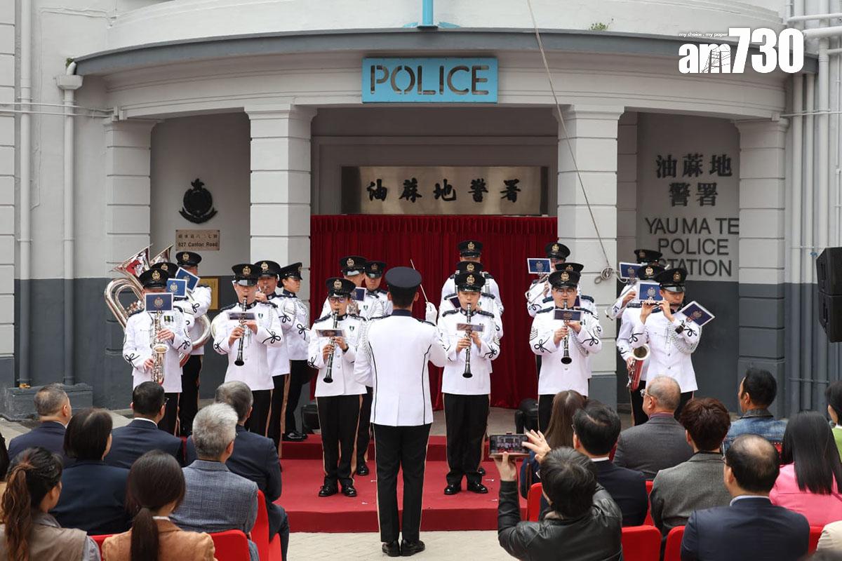 「油蔴地警署光影之旅」展覽今日舉行開幕儀式。(周令知攝)