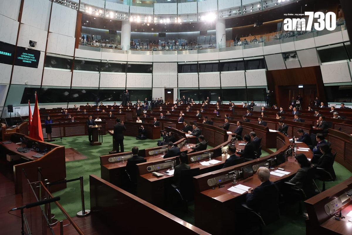 立法會今日舉行議員宣誓儀式。(周令知攝)