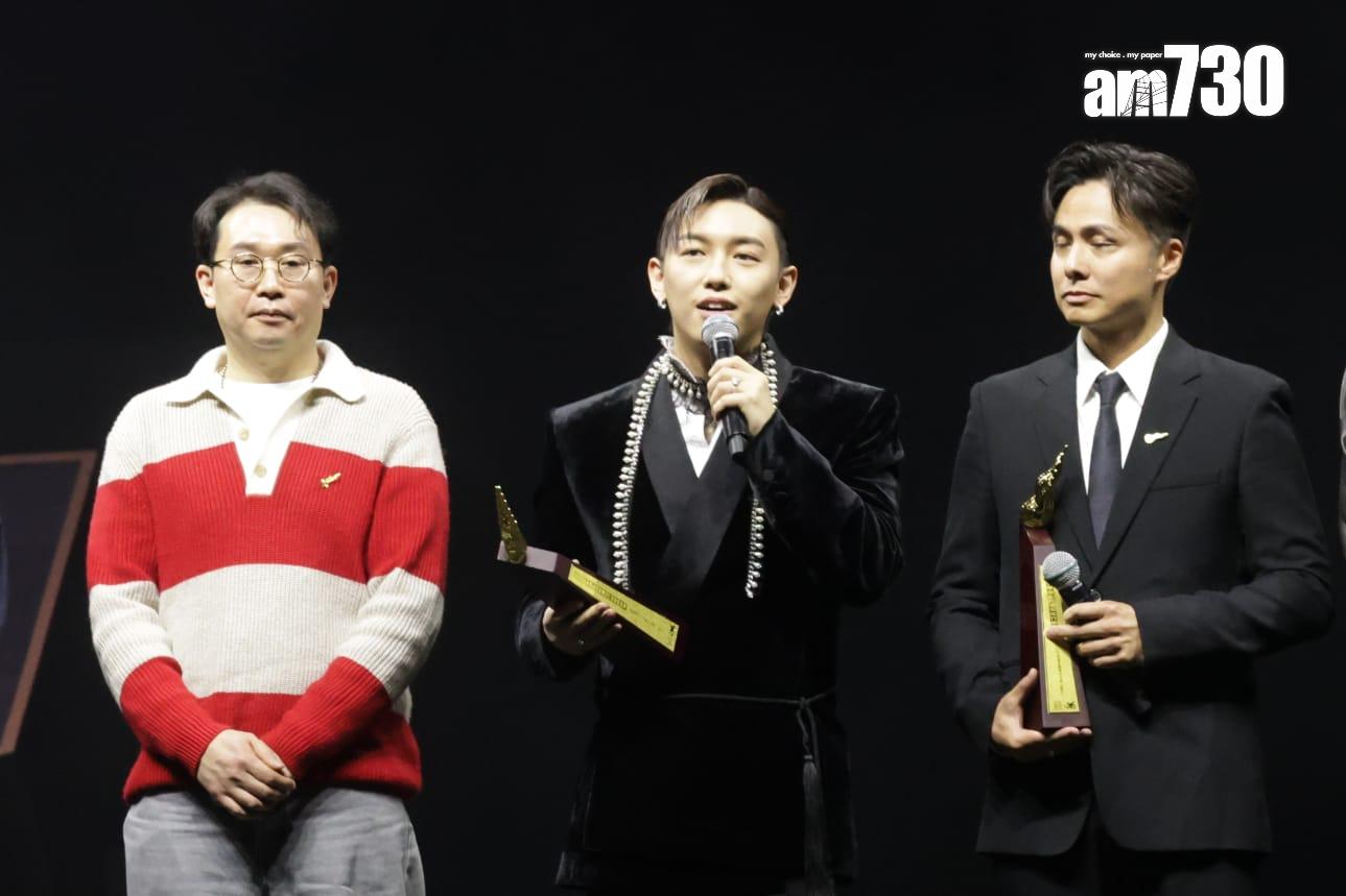 MC憑《Sweet & Sour》奪「叱咤樂壇至尊唱片大獎」。(吳康琦攝)