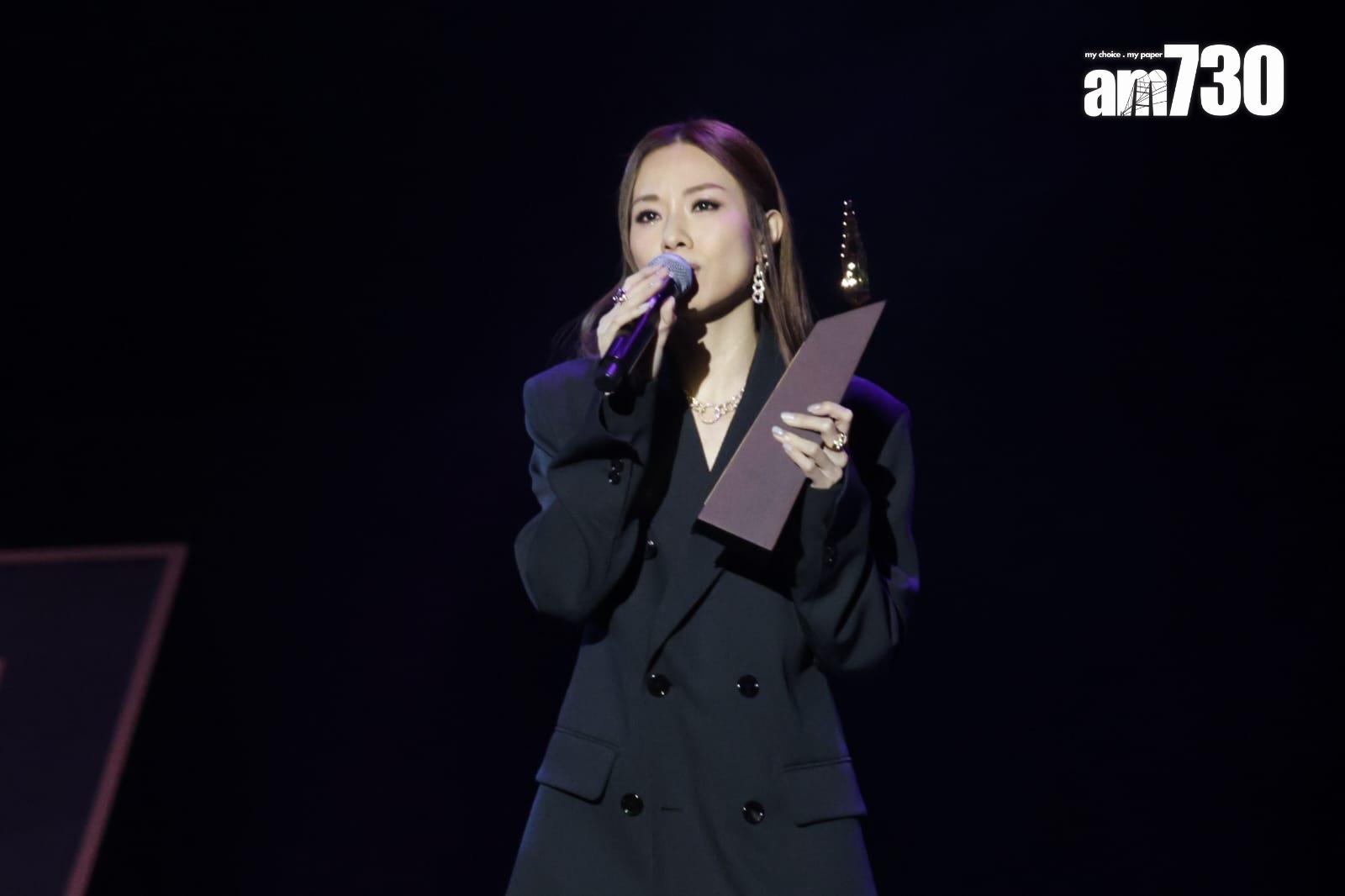 鄧麗欣對上一次上叱咤頒獎台已經是拿新人獎的時候。(吳康琦攝)