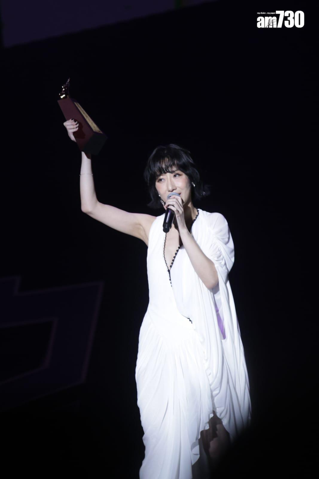 泳兒爆喊表示中女都有資格去追求夢想! (吳康琦攝)