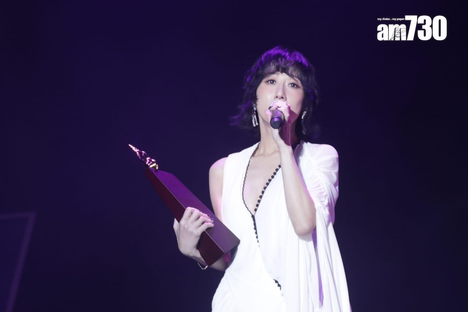 泳兒爆喊表示中女都有資格去追求夢想! (吳康琦攝)