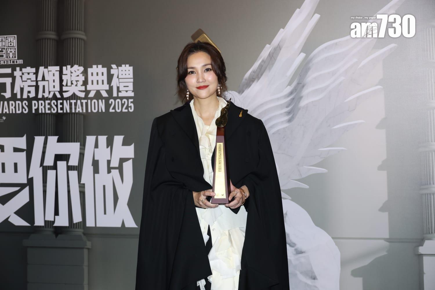 謝安琪憑《50/50》奪「專業推介叱咤十大」第二位。(林俊源攝)