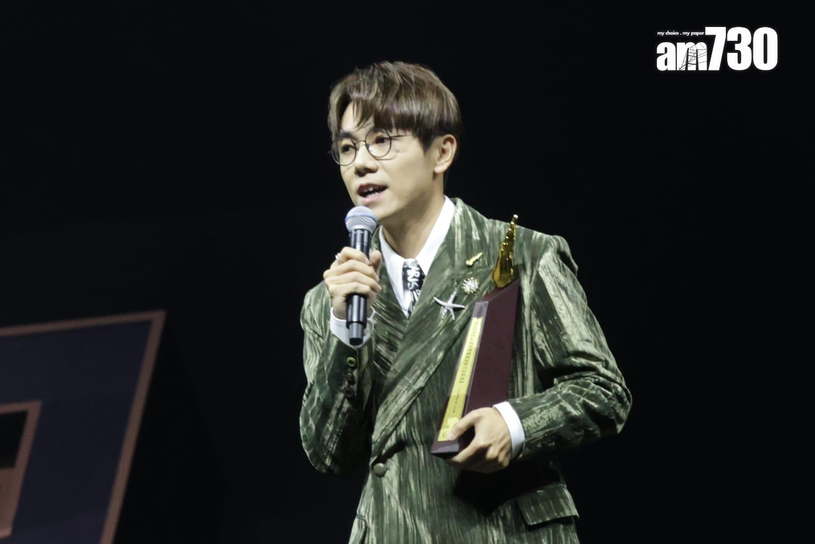 林家謙重奪「叱咤樂壇唱作人」金獎。(吳康琦攝)