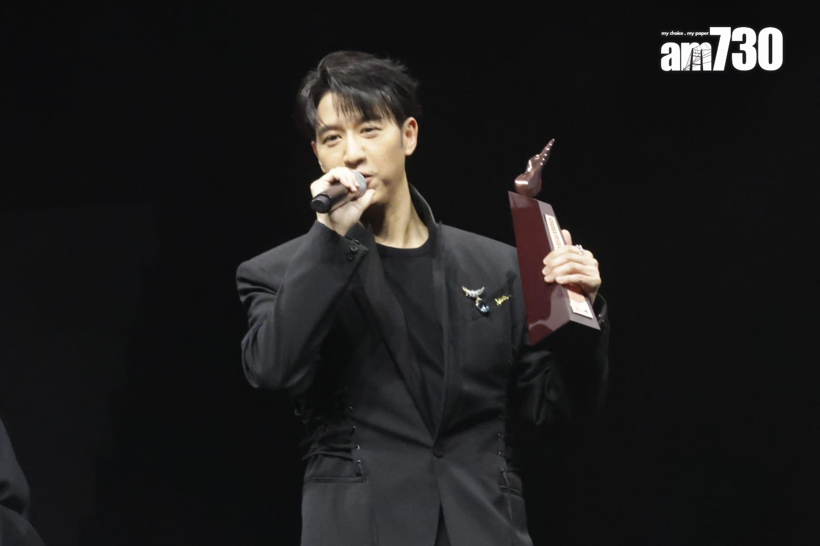 馮允謙奪得唱作人銅獎。(吳康琦攝)