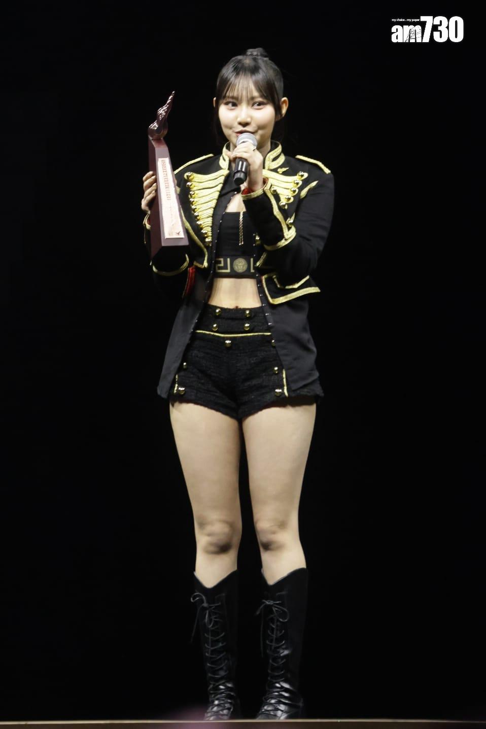 Day許軼以單飛姿態獲叱咤樂壇生力軍女歌手銅獎。 (吳康琦攝)