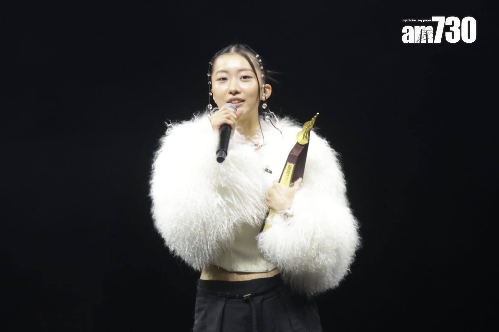 「生力軍女歌手」金獎由陳奕迅囡囡康堤奪得。(吳康琦攝)