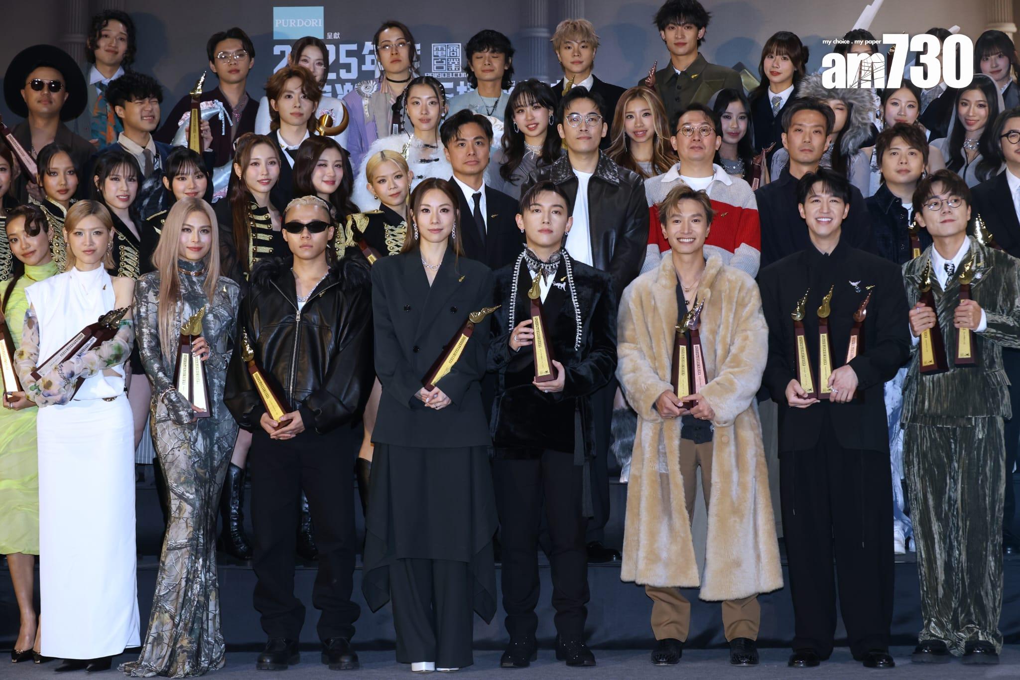 《2025年度叱咤樂壇流行榜頒獎典禮》。(林俊源攝)