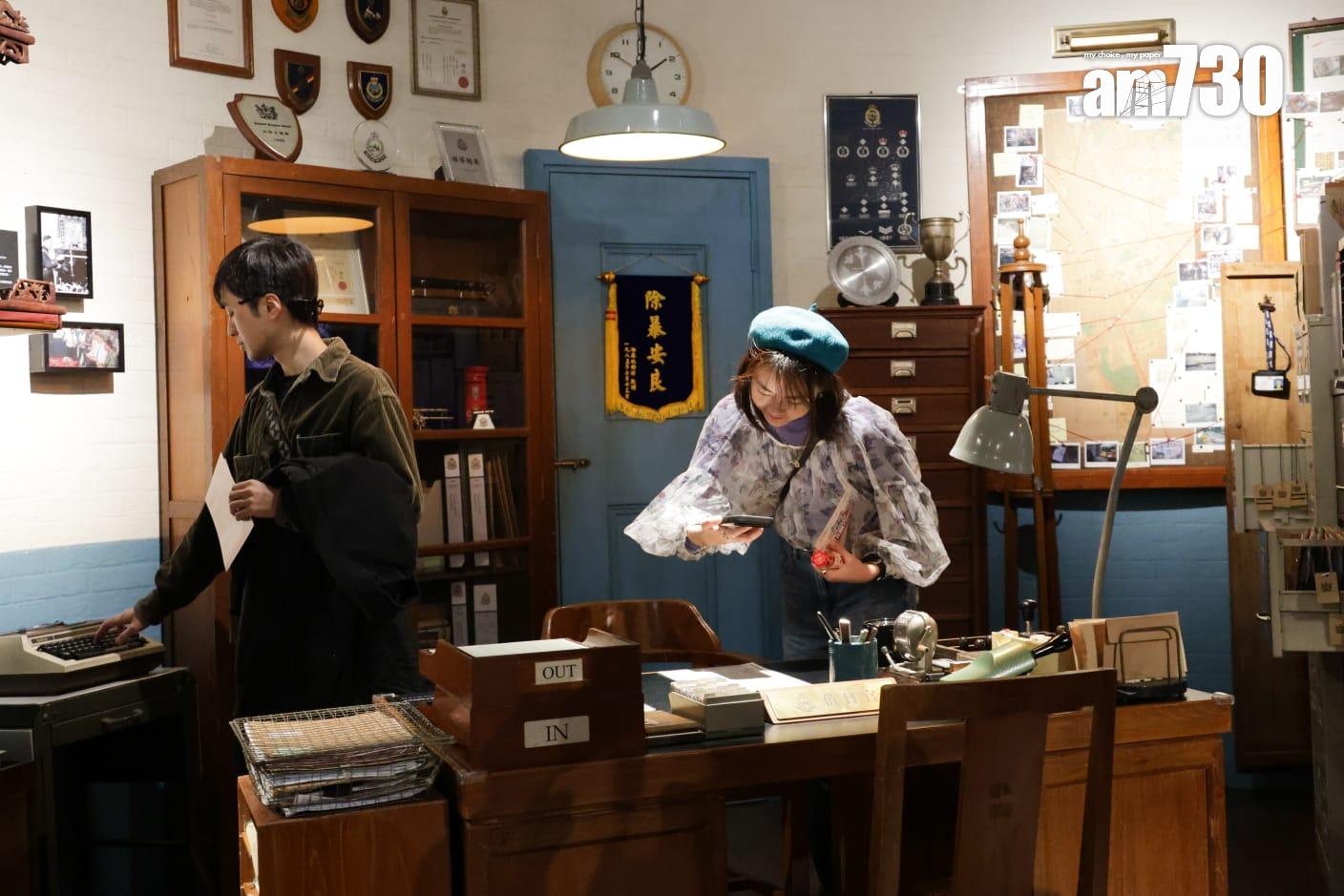 「油蔴地警署光影之旅」 開放公眾參觀第一日。(吳康琦攝)