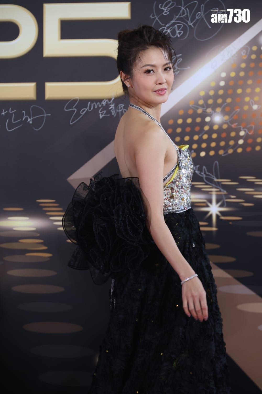 萬千星輝頒獎禮2025紅地毯|陳庭欣。(林俊源攝)