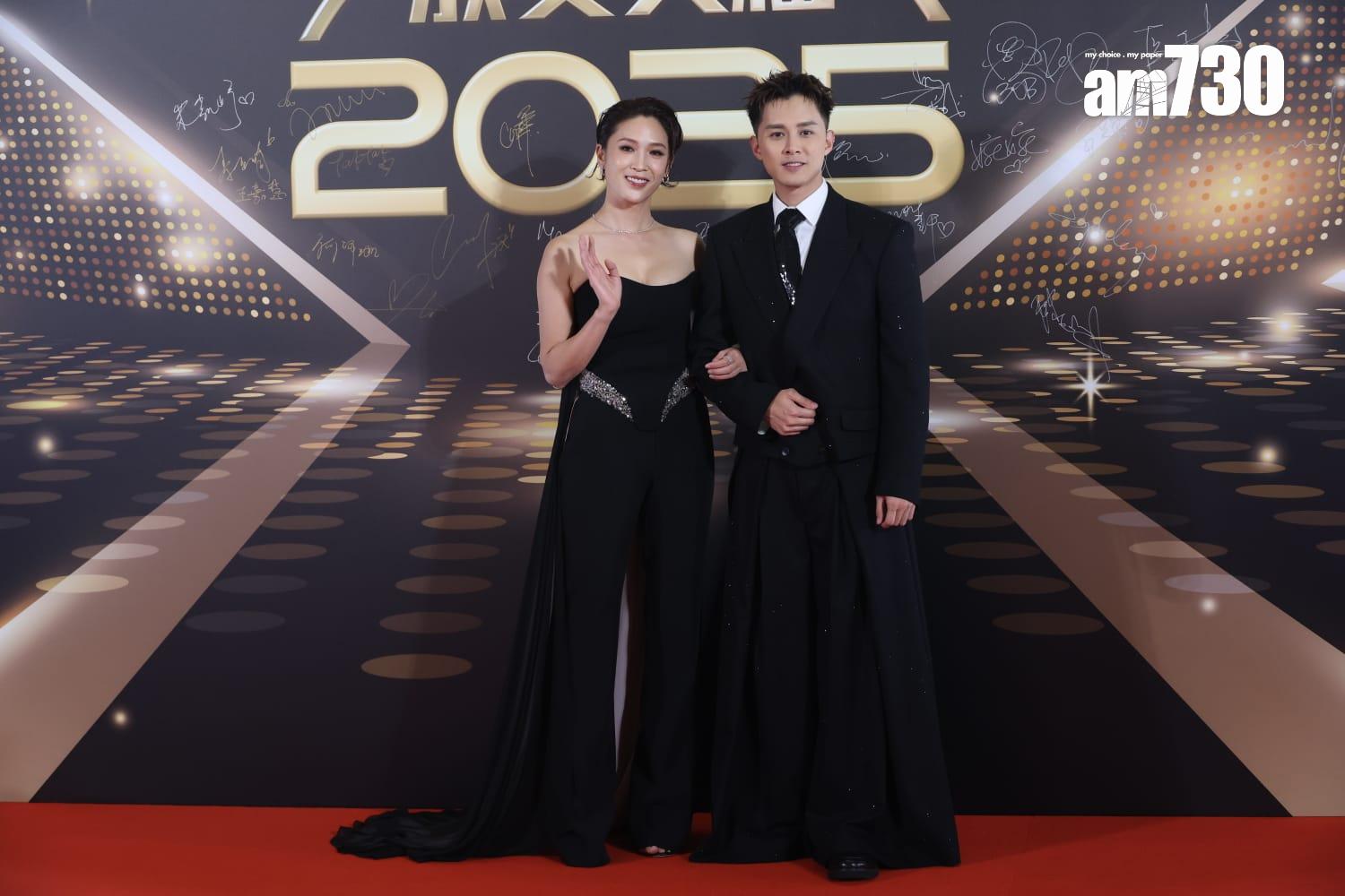 萬千星輝頒獎禮2025紅地毯|蔣祖曼、何廣沛。(林俊源攝)