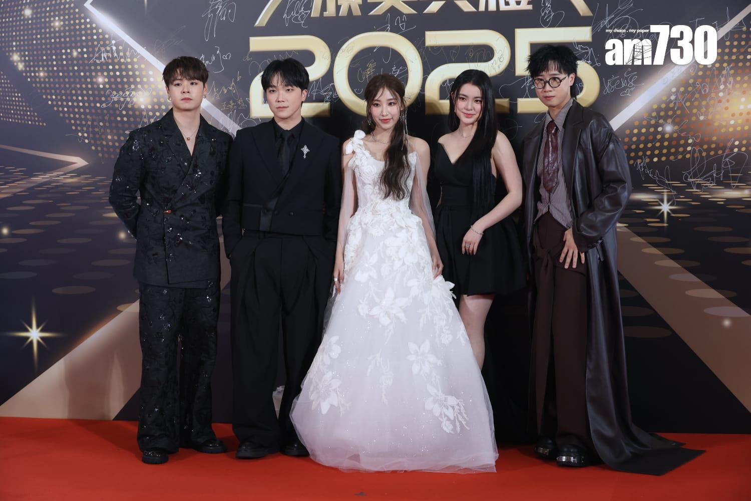 《萬千星輝頒獎禮2025》紅地毯。(林俊源攝)