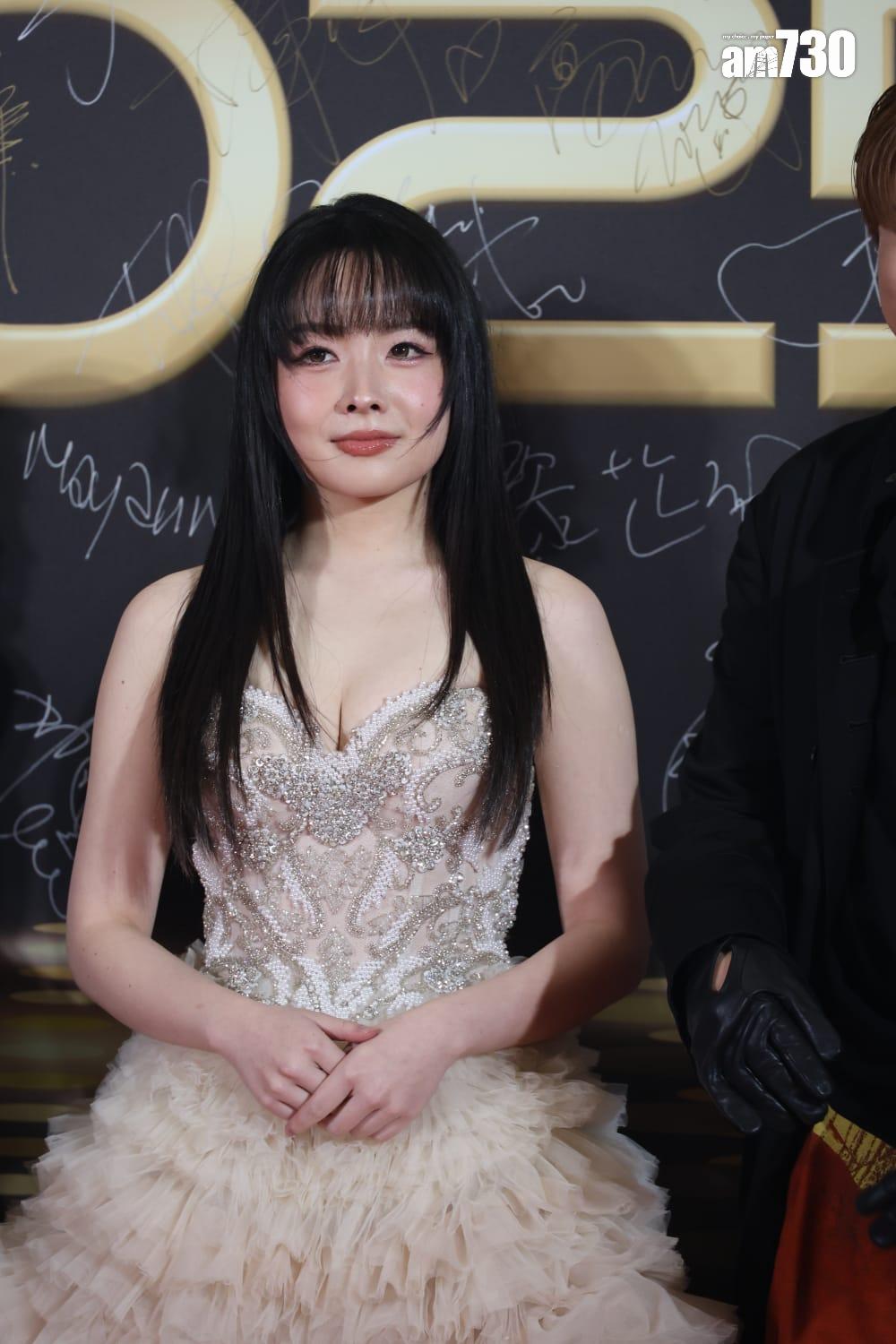 《萬千星輝頒獎禮2025》紅地毯。(林俊源攝)