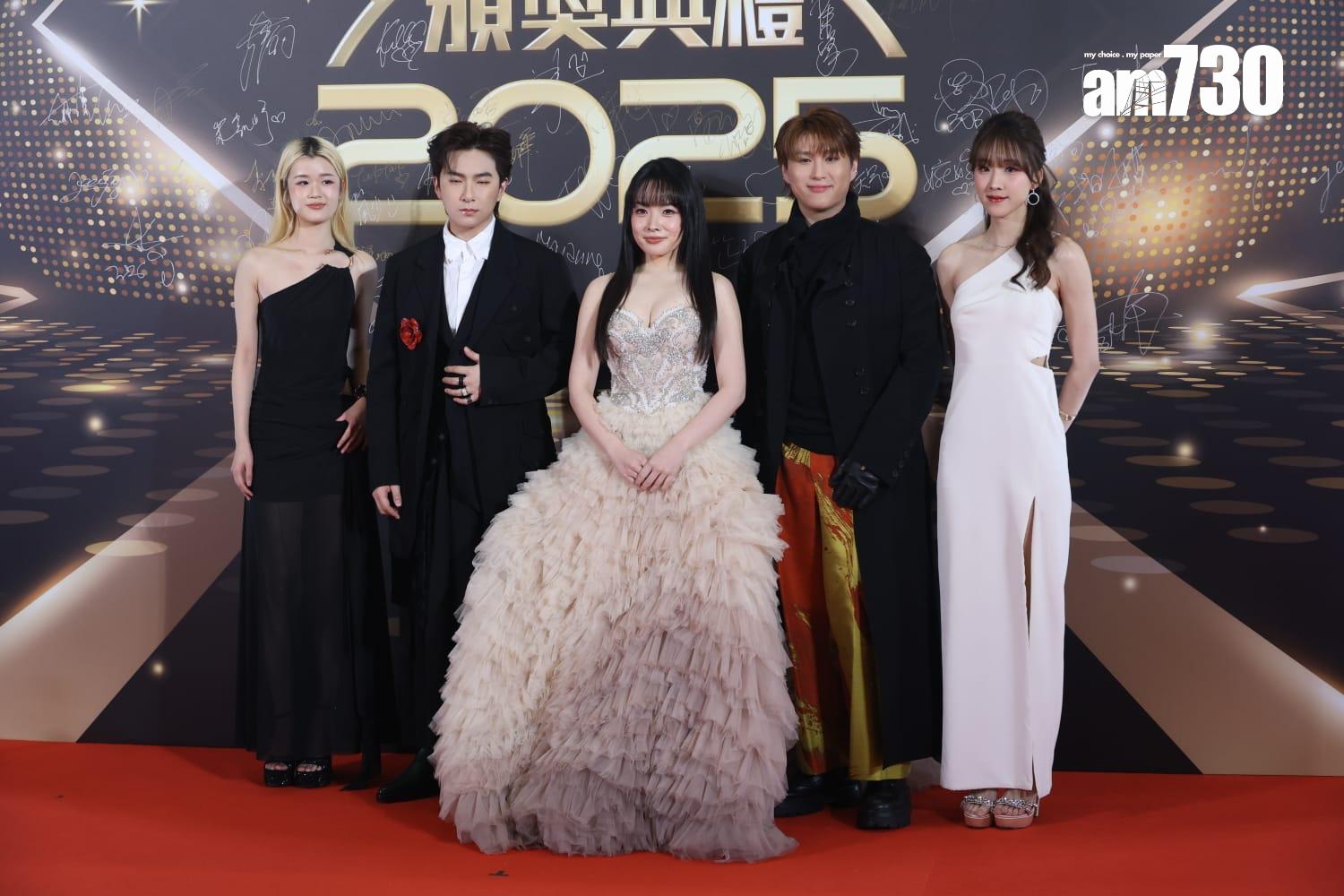 《萬千星輝頒獎禮2025》紅地毯。(林俊源攝)