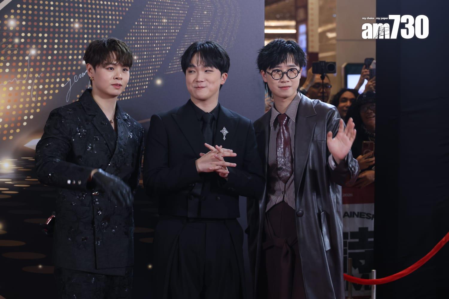 《萬千星輝頒獎禮2025》紅地毯。(林俊源攝)