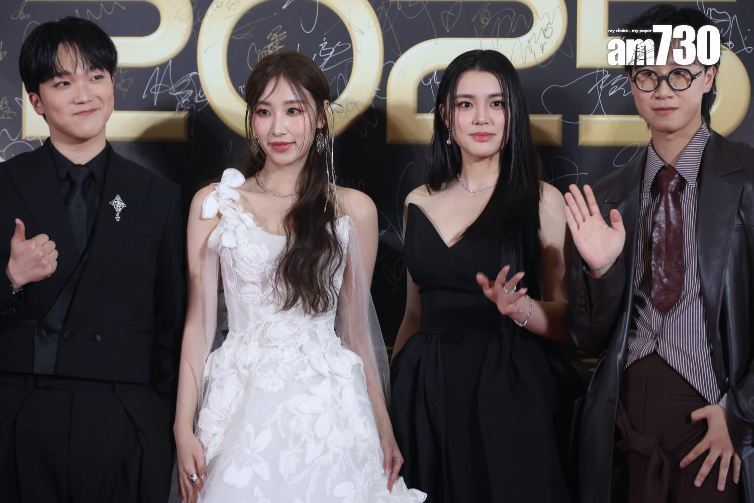 《萬千星輝頒獎禮2025》紅地毯。(林俊源攝)