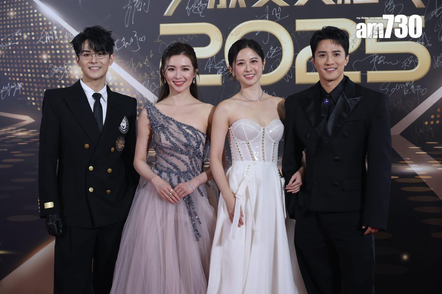 《萬千星輝頒獎禮2025》紅地毯。(林俊源攝)