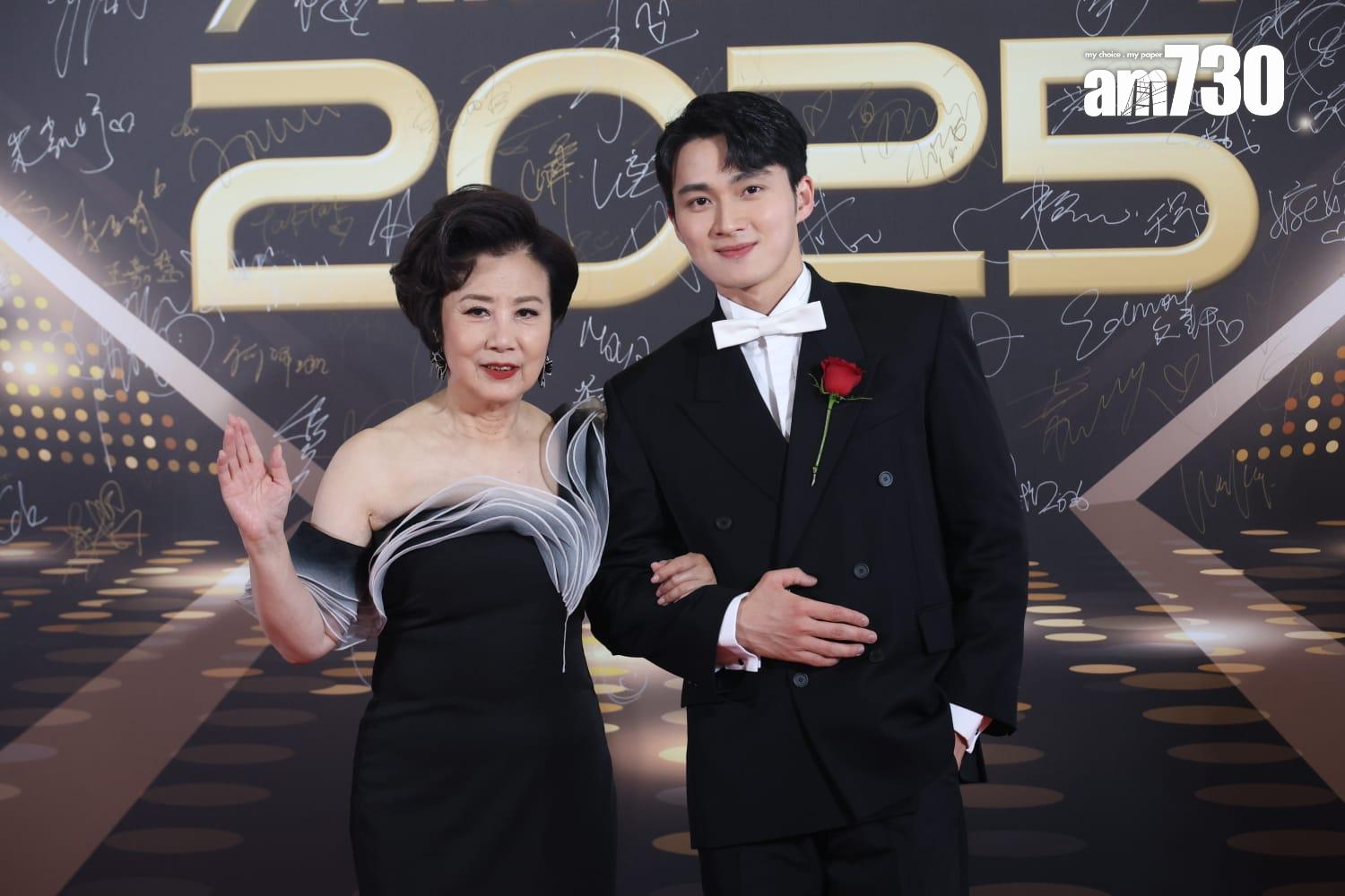 《萬千星輝頒獎禮2025》紅地毯。(林俊源攝)