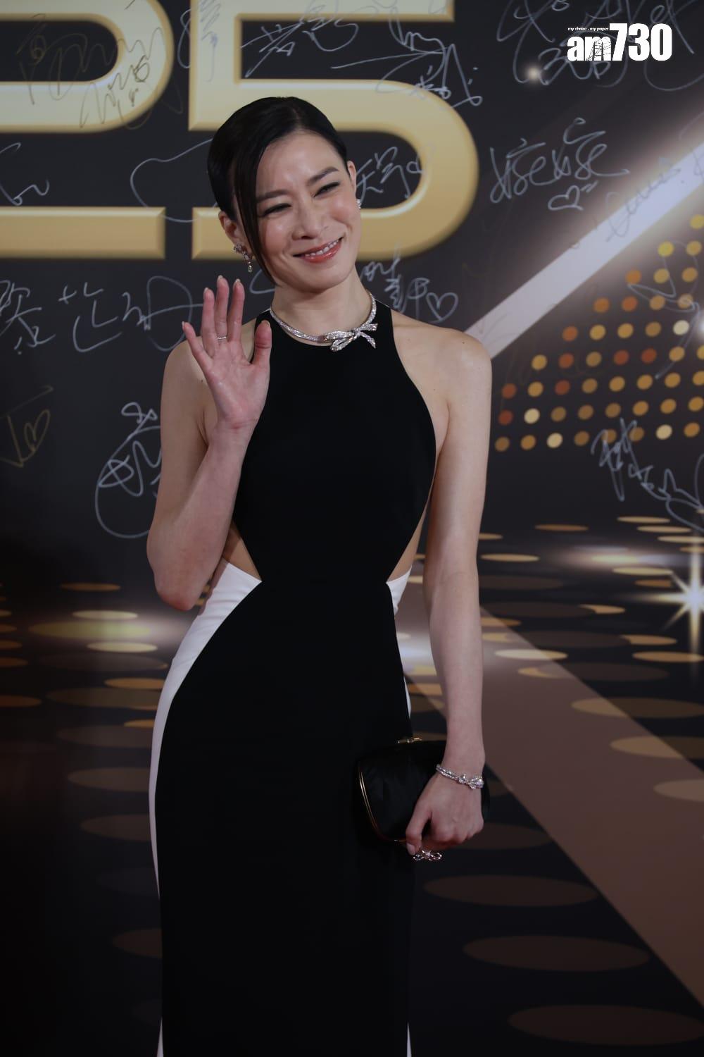 《萬千星輝頒獎禮2025》紅地毯。(林俊源攝)