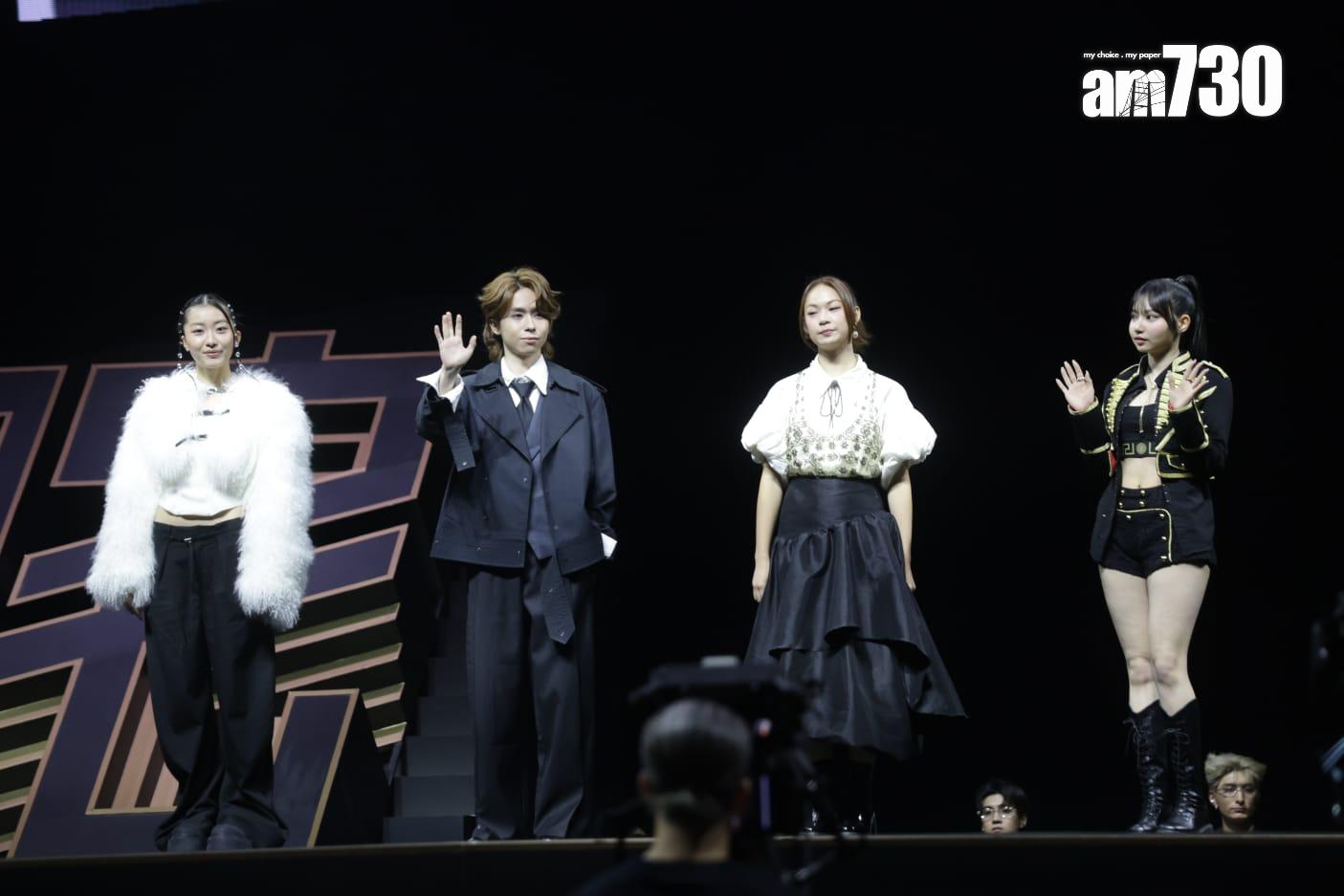 陳奕迅乖女陳康堤出場時,疑似出現一陣噓聲。 (吳康琦攝)