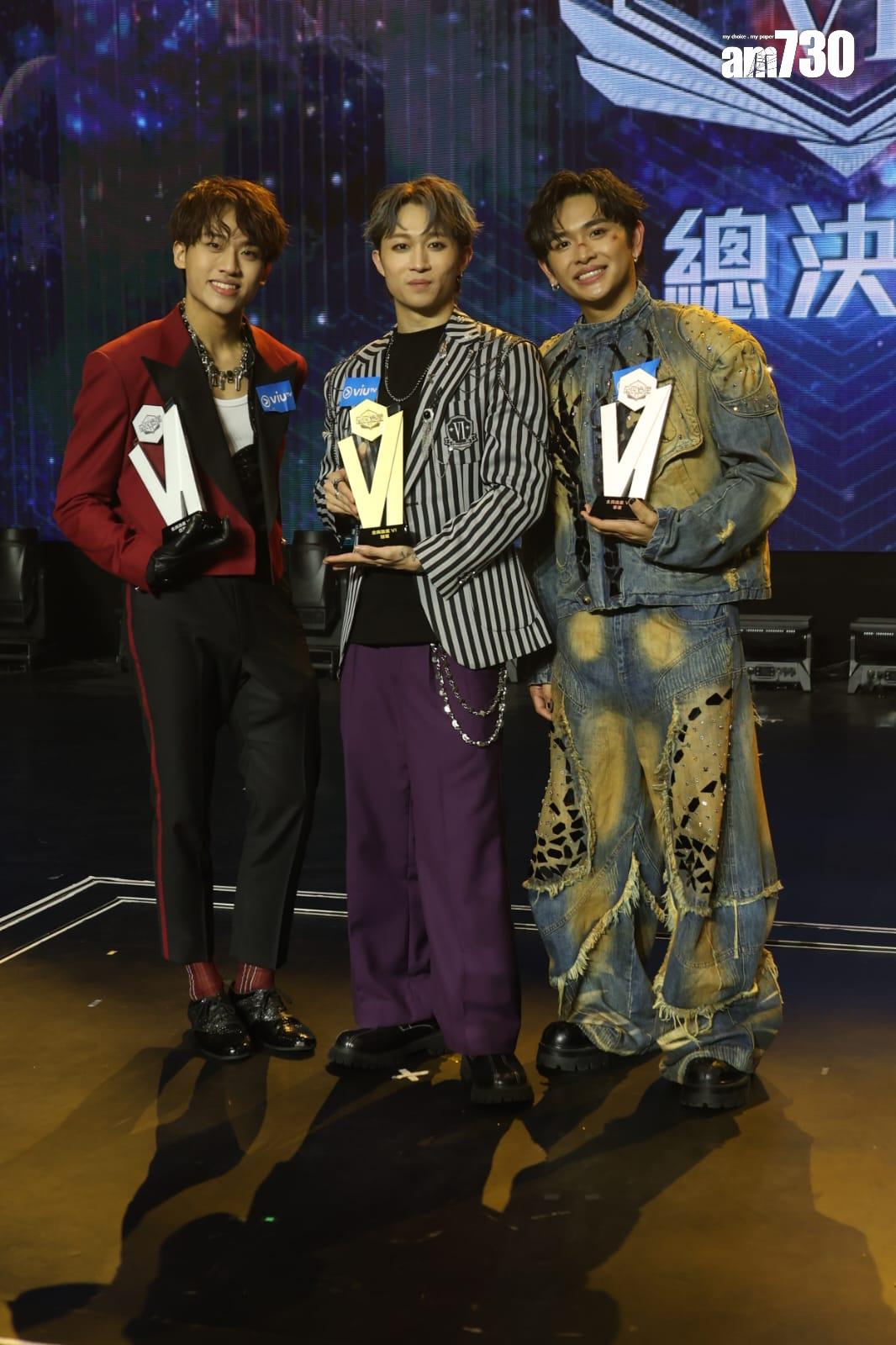 今屆冠亞季的Teller、Ian Hannz陳瑨羲、Jacky Fan范卓賢 (周令知攝)