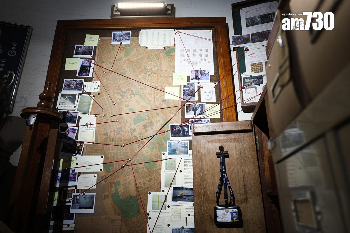 「油蔴地警署光影之旅」展覽設有不同種類展品。(周令知攝)