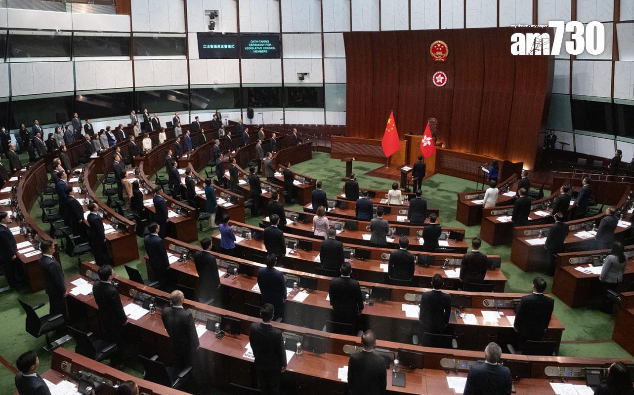 立法會今日舉行議員宣誓儀式。(蘇文傑攝)