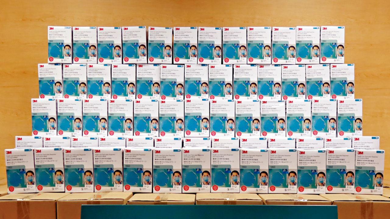 海關檢1.5萬個疑冒牌N95口罩 衛生署檢兩未註冊中成藥