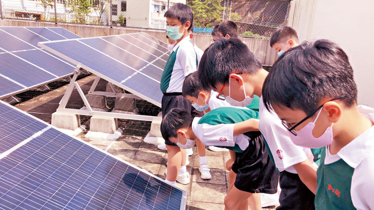 恒生支持低碳校園 兩校建太陽能板